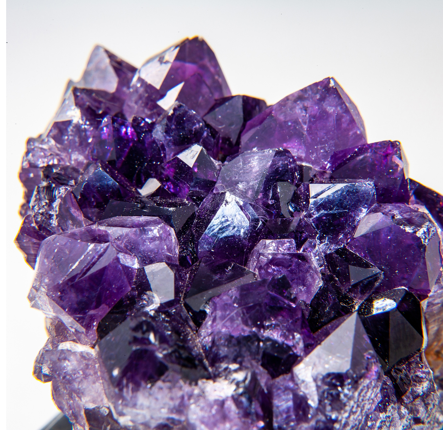 Orecchini In Pietra Grezza Ametista Naturale Gioielli Da Donna