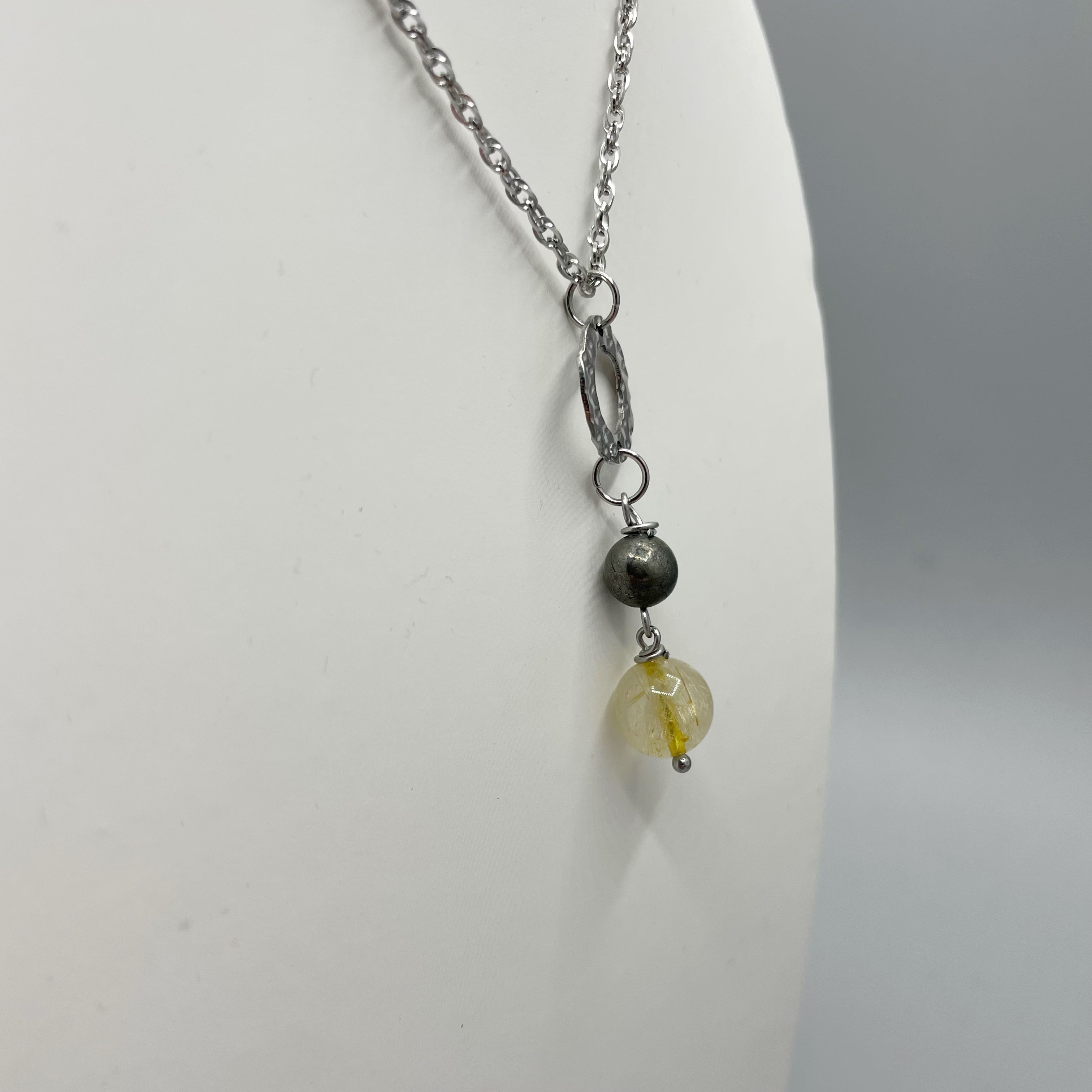 Collana Prosperity - Pirite e Super Seven