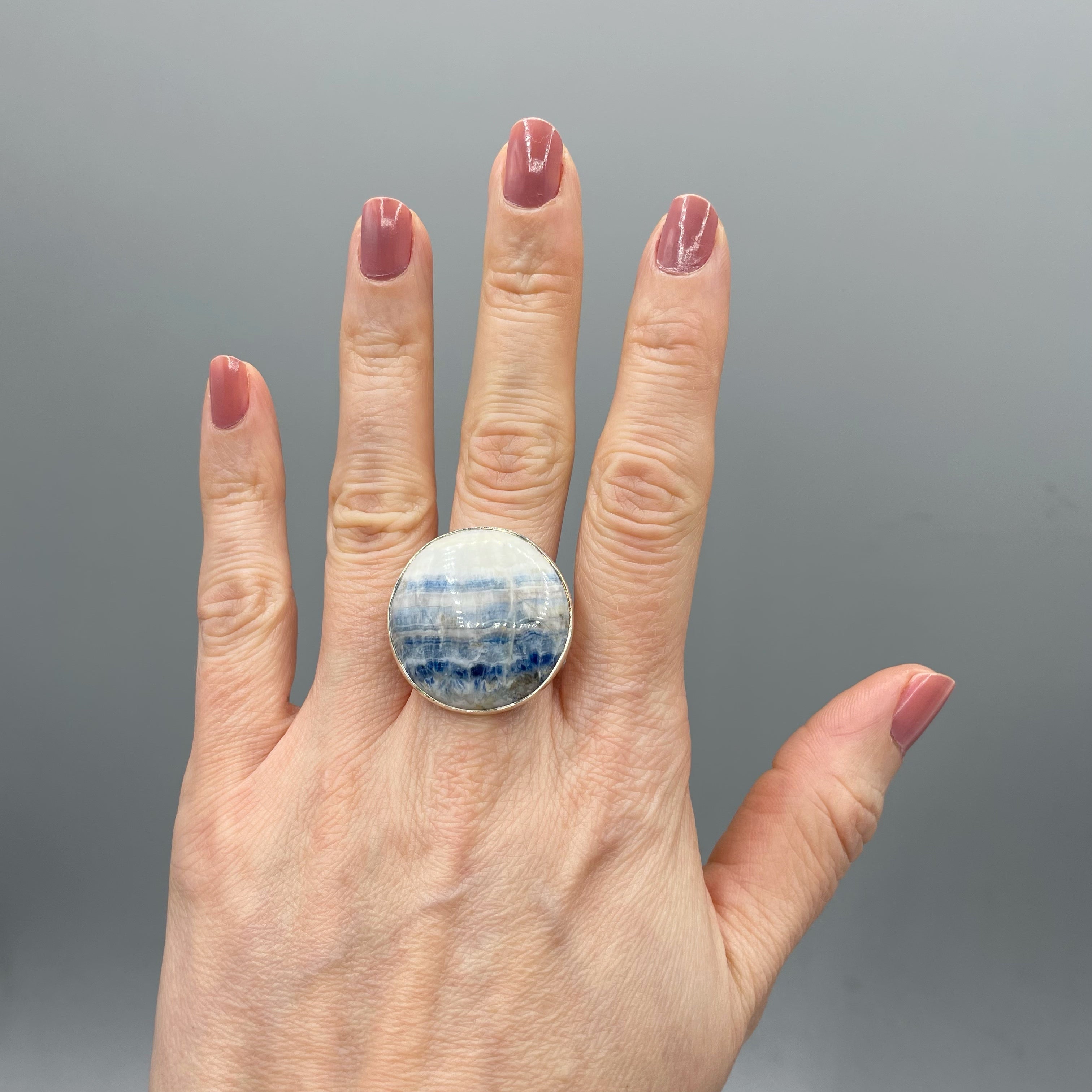 Anello Sheelite e Argento 925 - Tondo