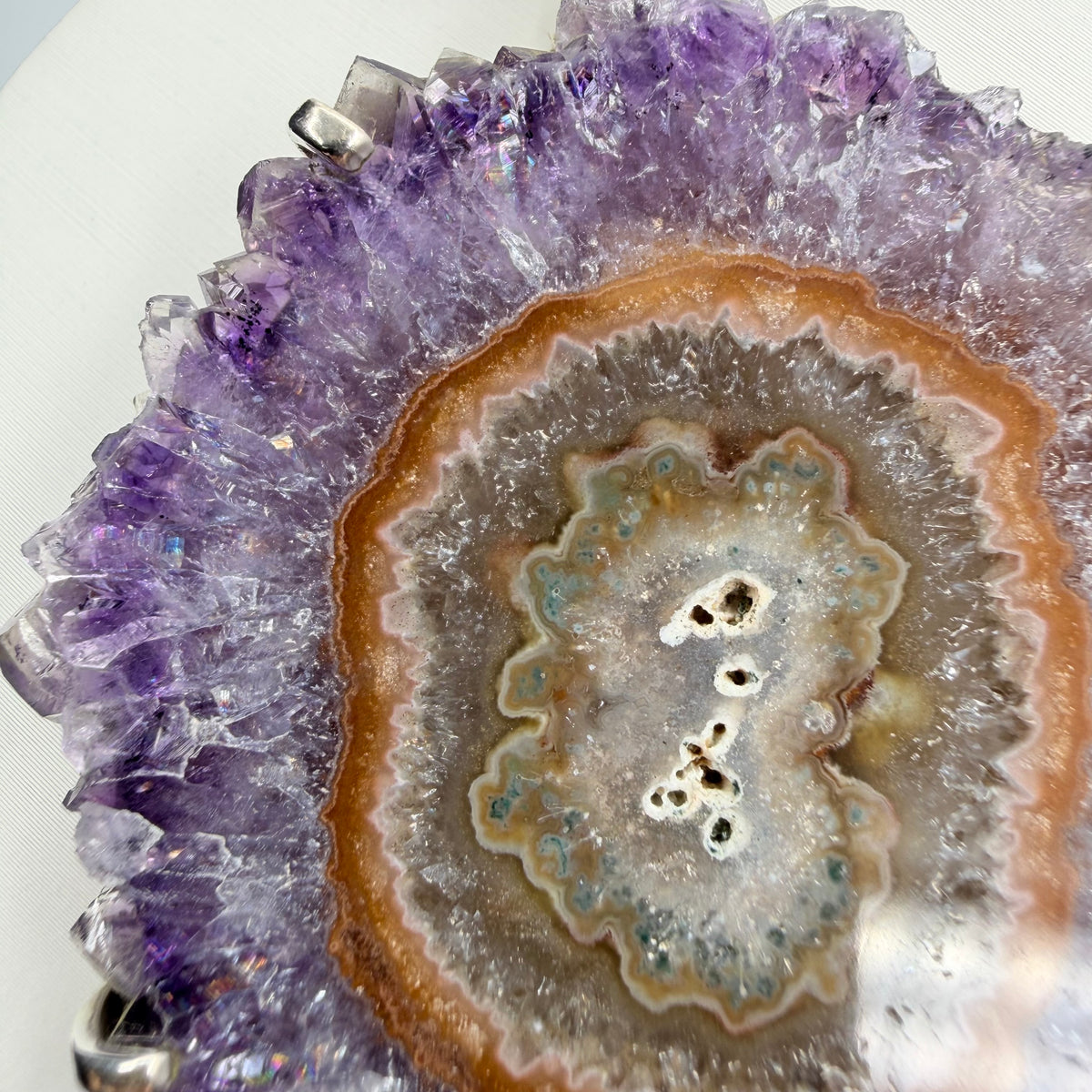Ciondolo Fiore di Ametista - Argento 925 - Gande