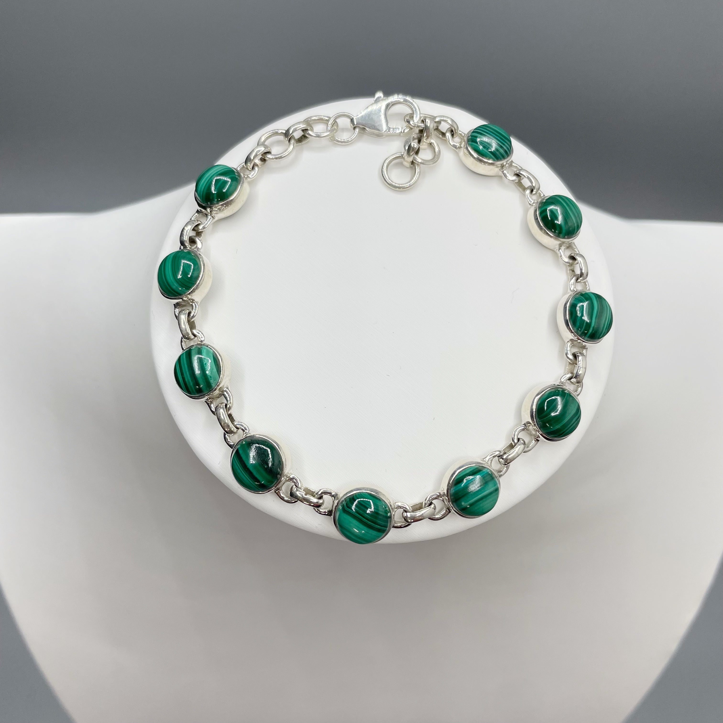 Bracciale Malachite e Argento 925
