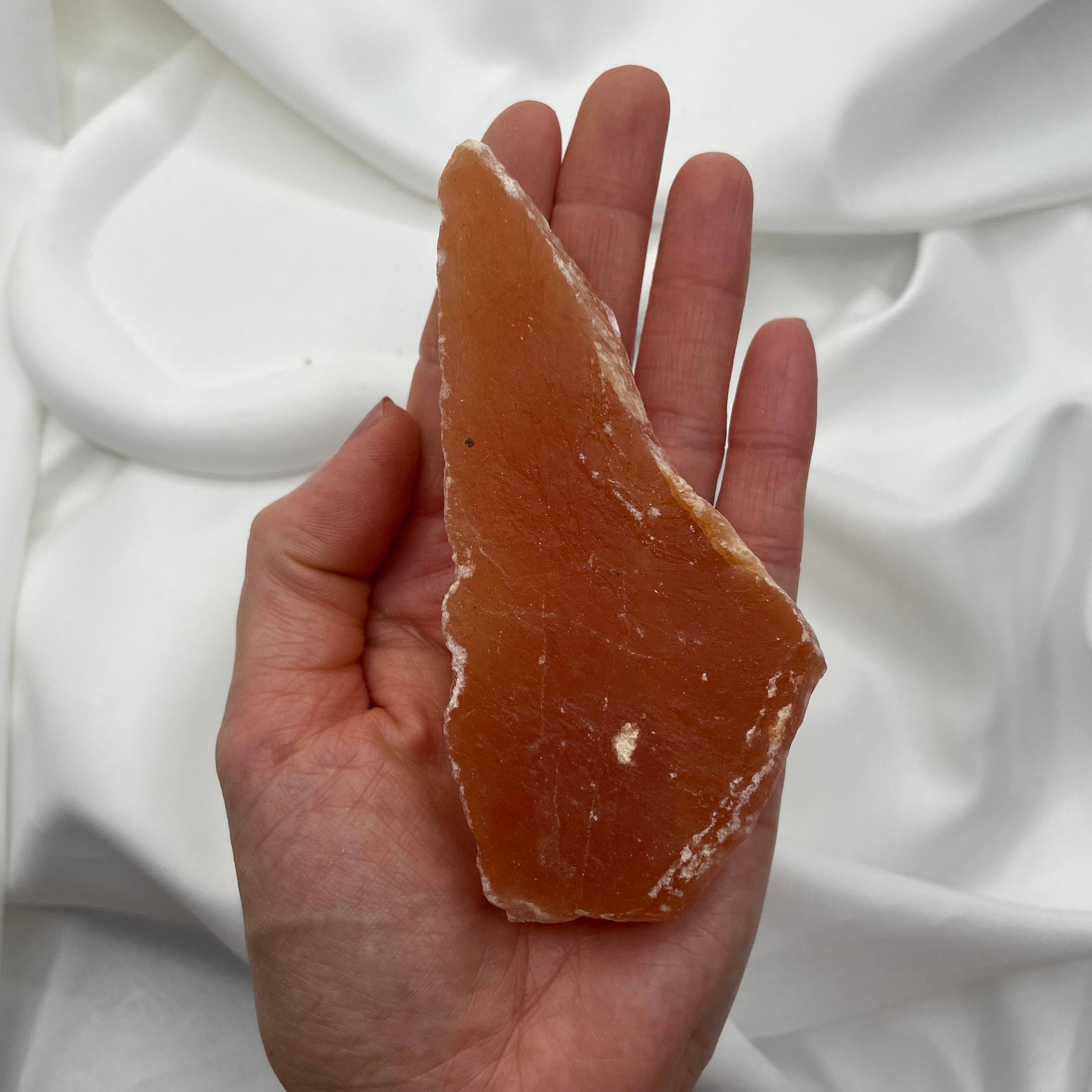 Selenite Arancione grezza