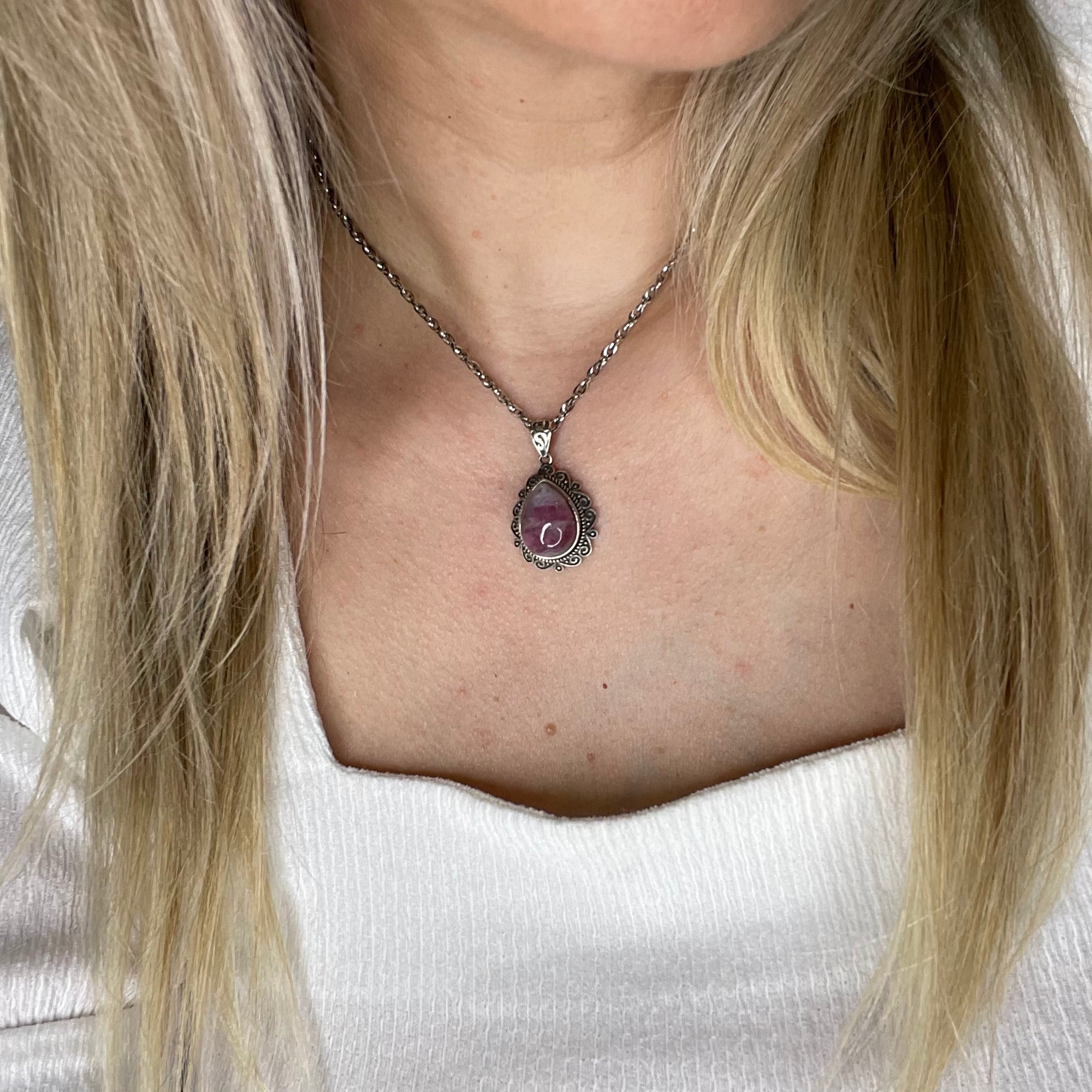 Ciondolo Unicorn Stone e Argento 925
