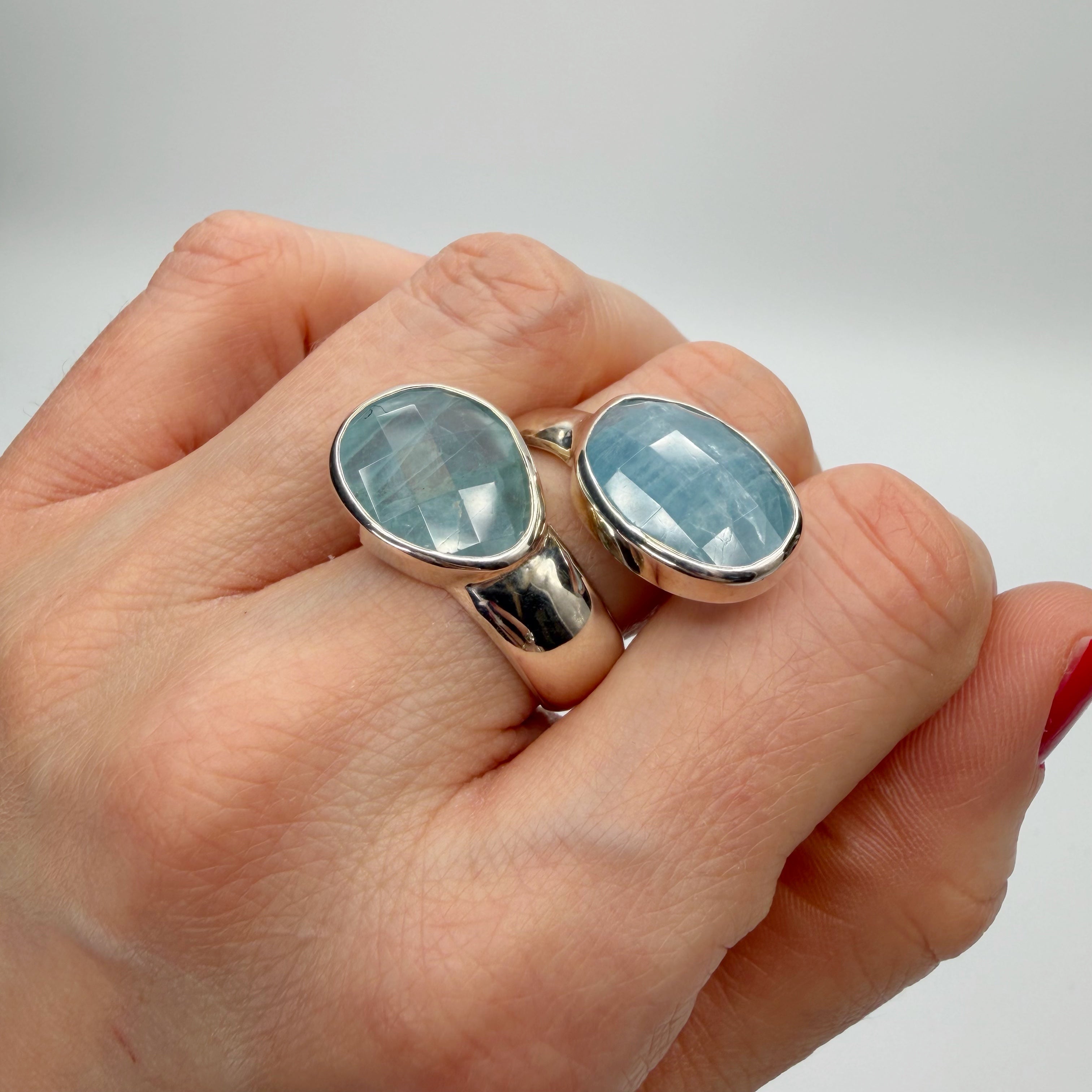 Anello Acquamarina e Argento 925