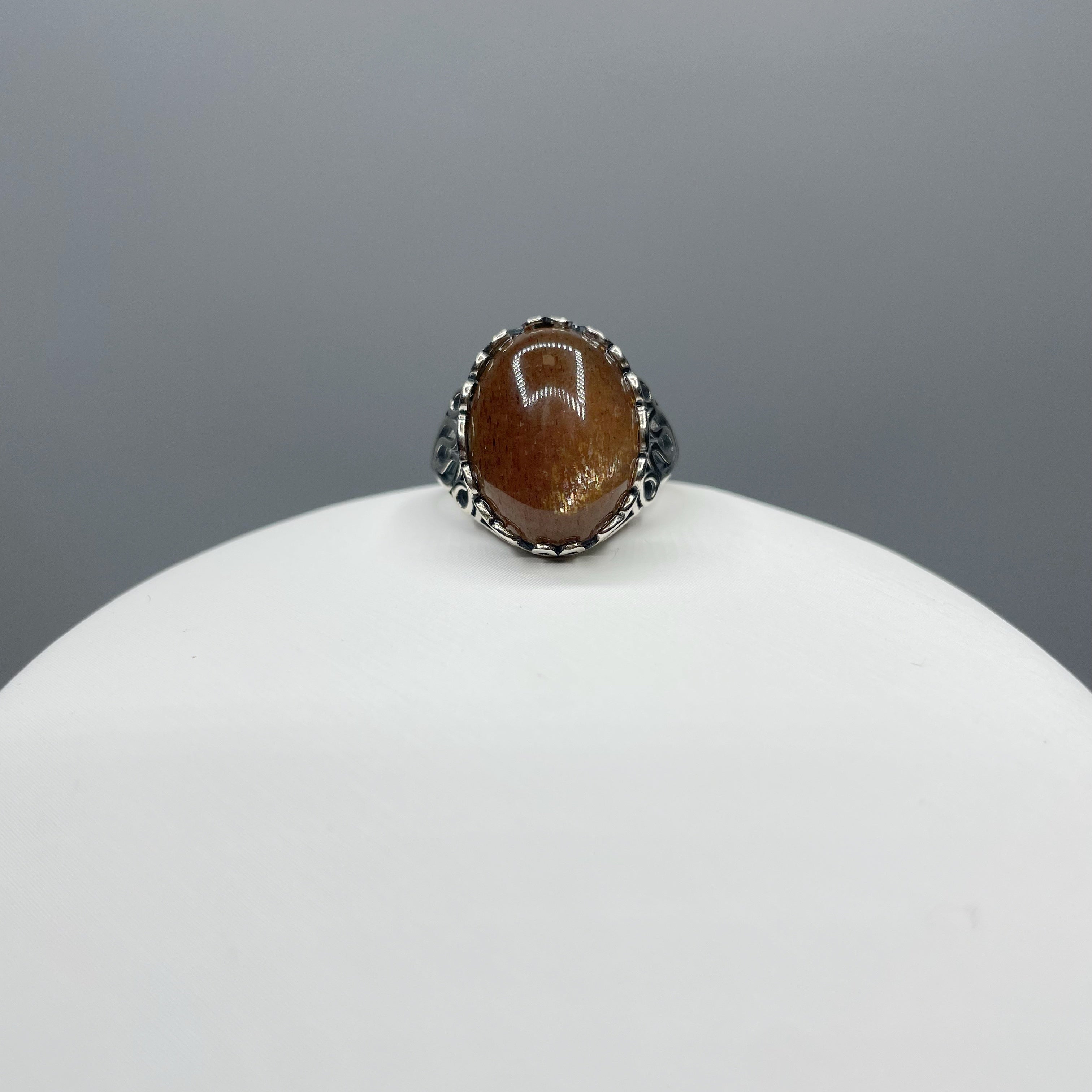 Anello Pietra del Sole e Argento 925