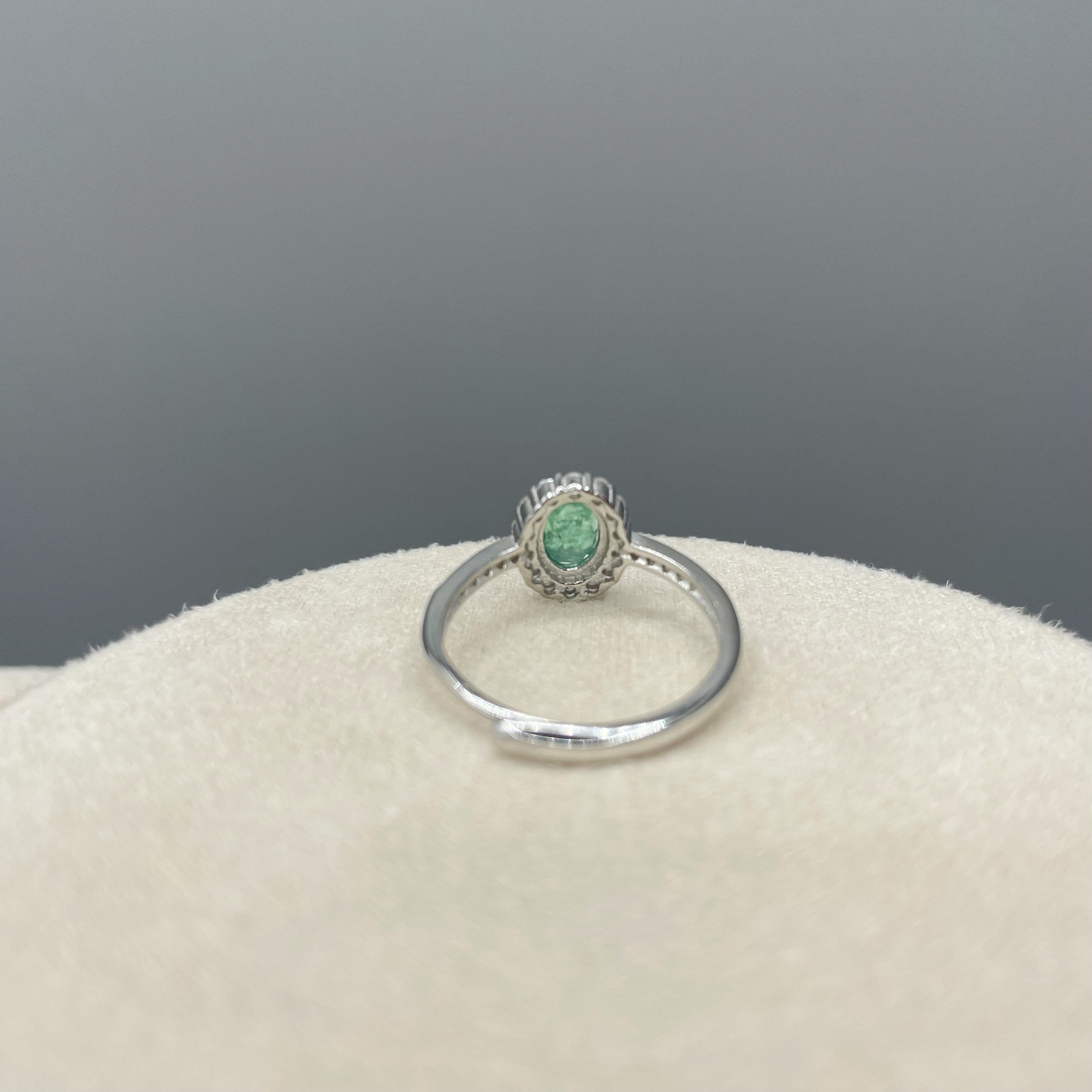 Anello Smeraldo - Argento 925