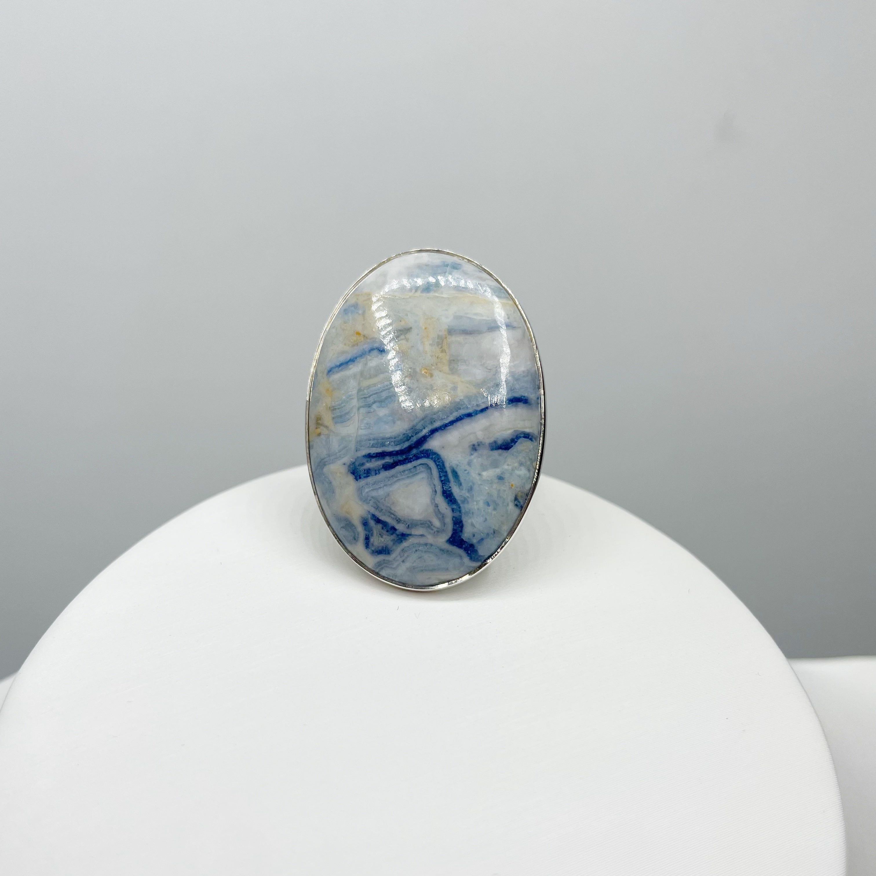 Anello Sheelite e Argento 925 - Ovale