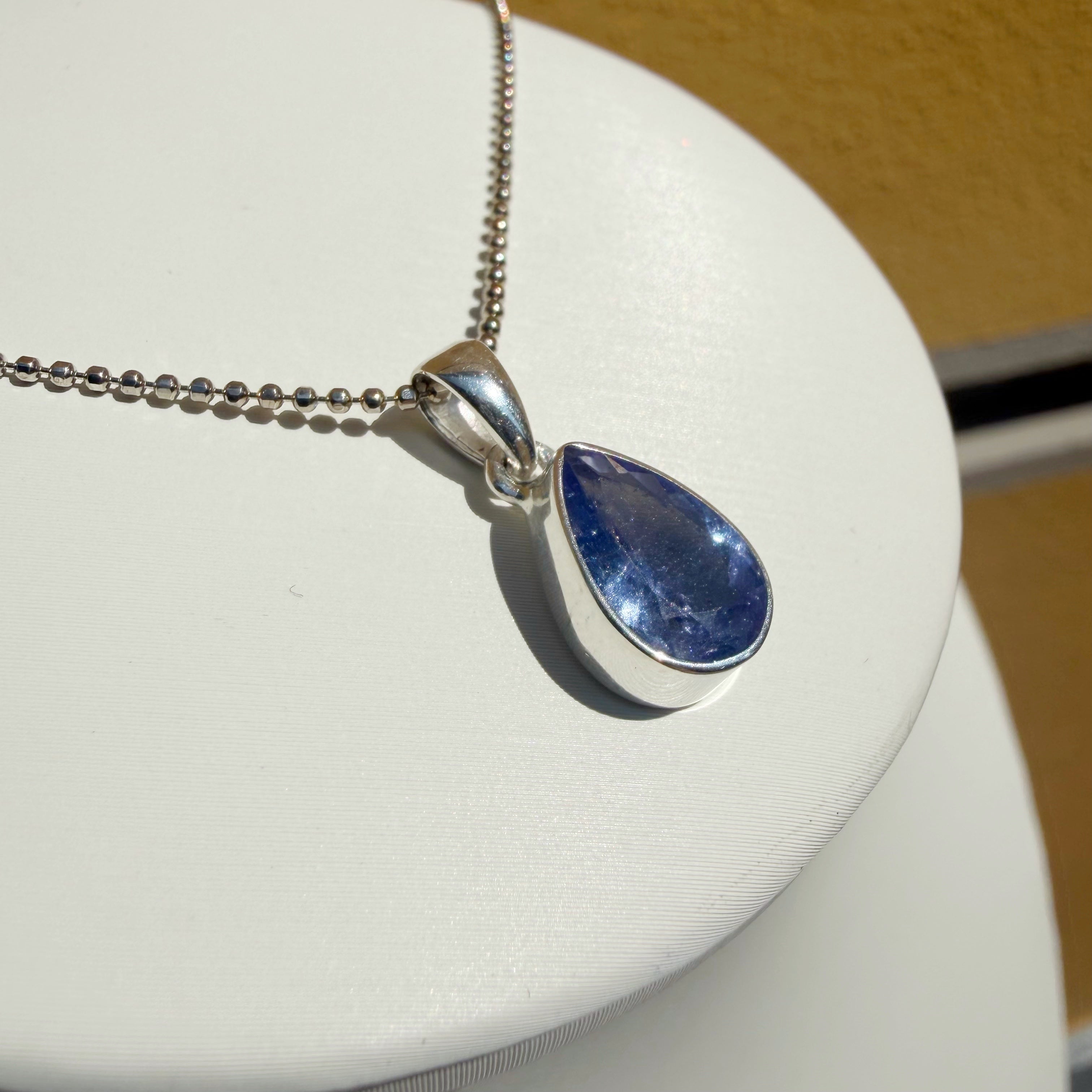 Ciondolo Tanzanite Argento 925 - a Goccia