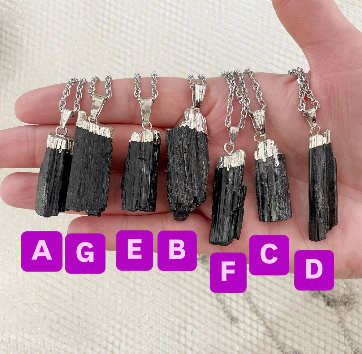 Collana Tormalina Grezza