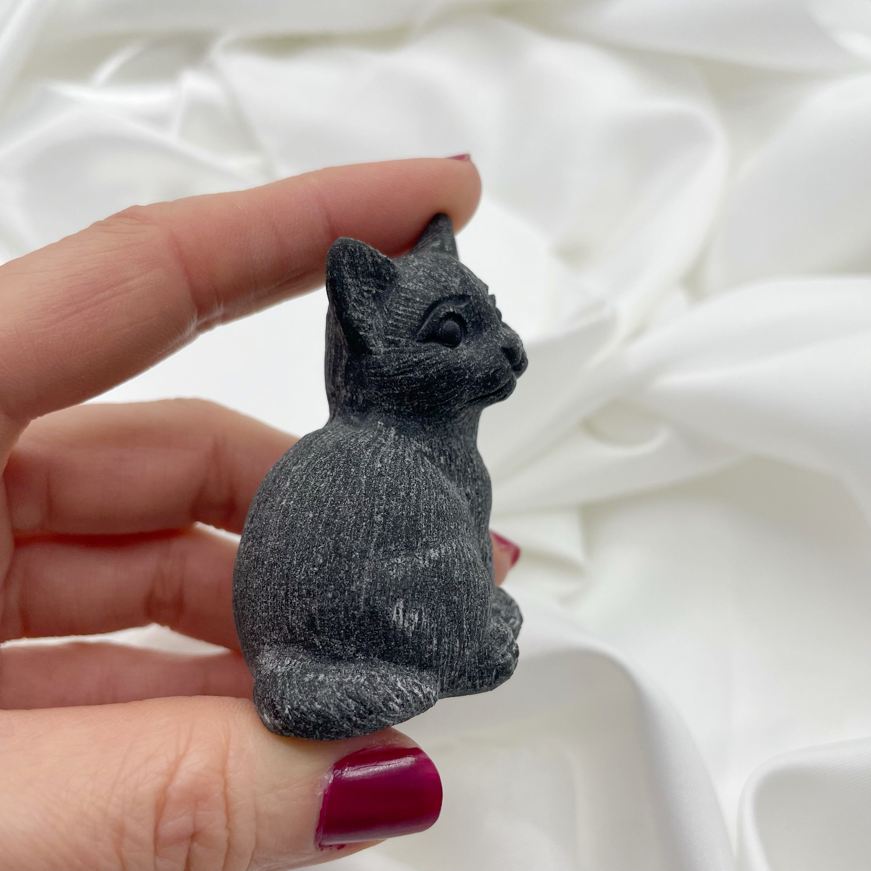 Gattino Minù - Ossidiana nera