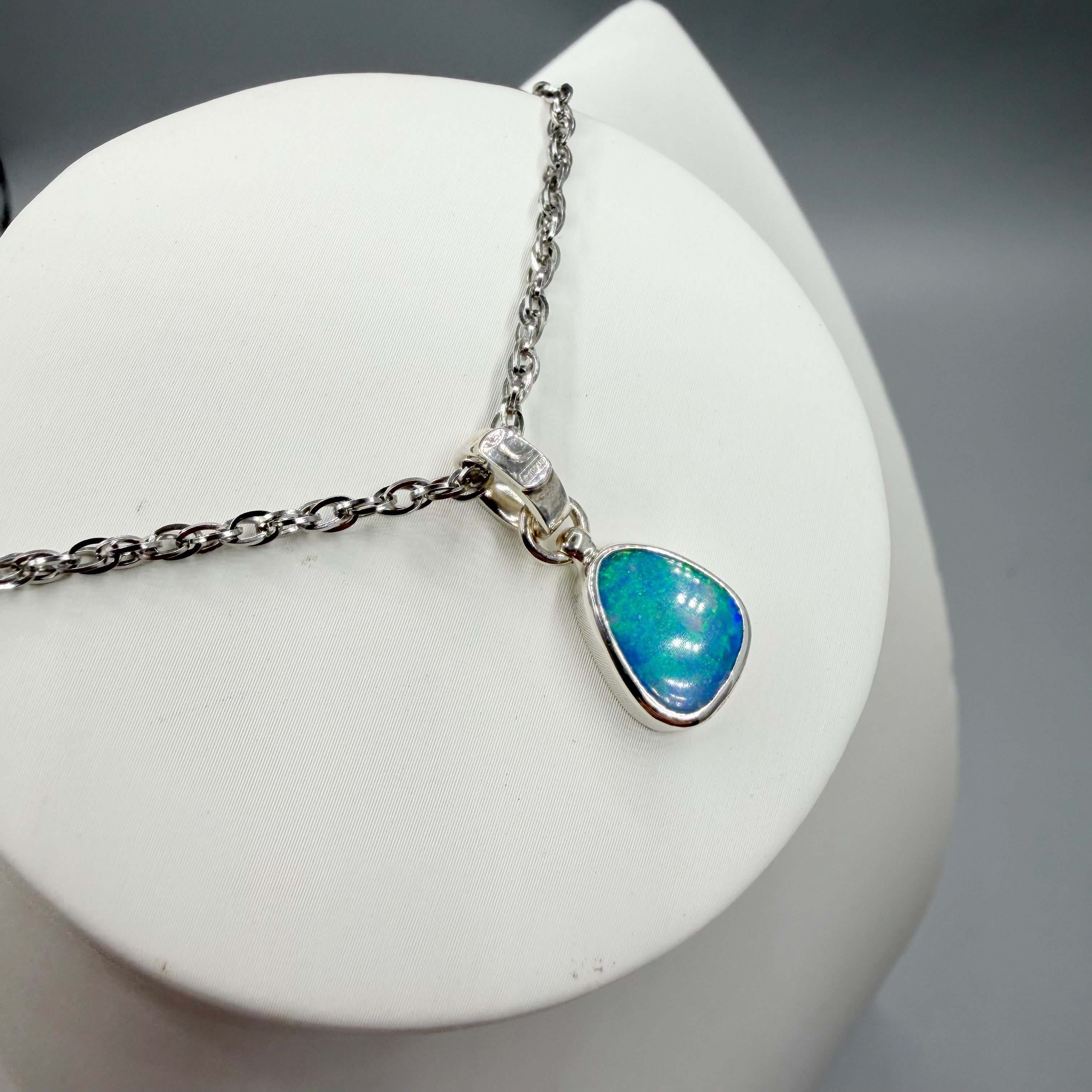 Ciondolo Opale Australiano - Argento 925