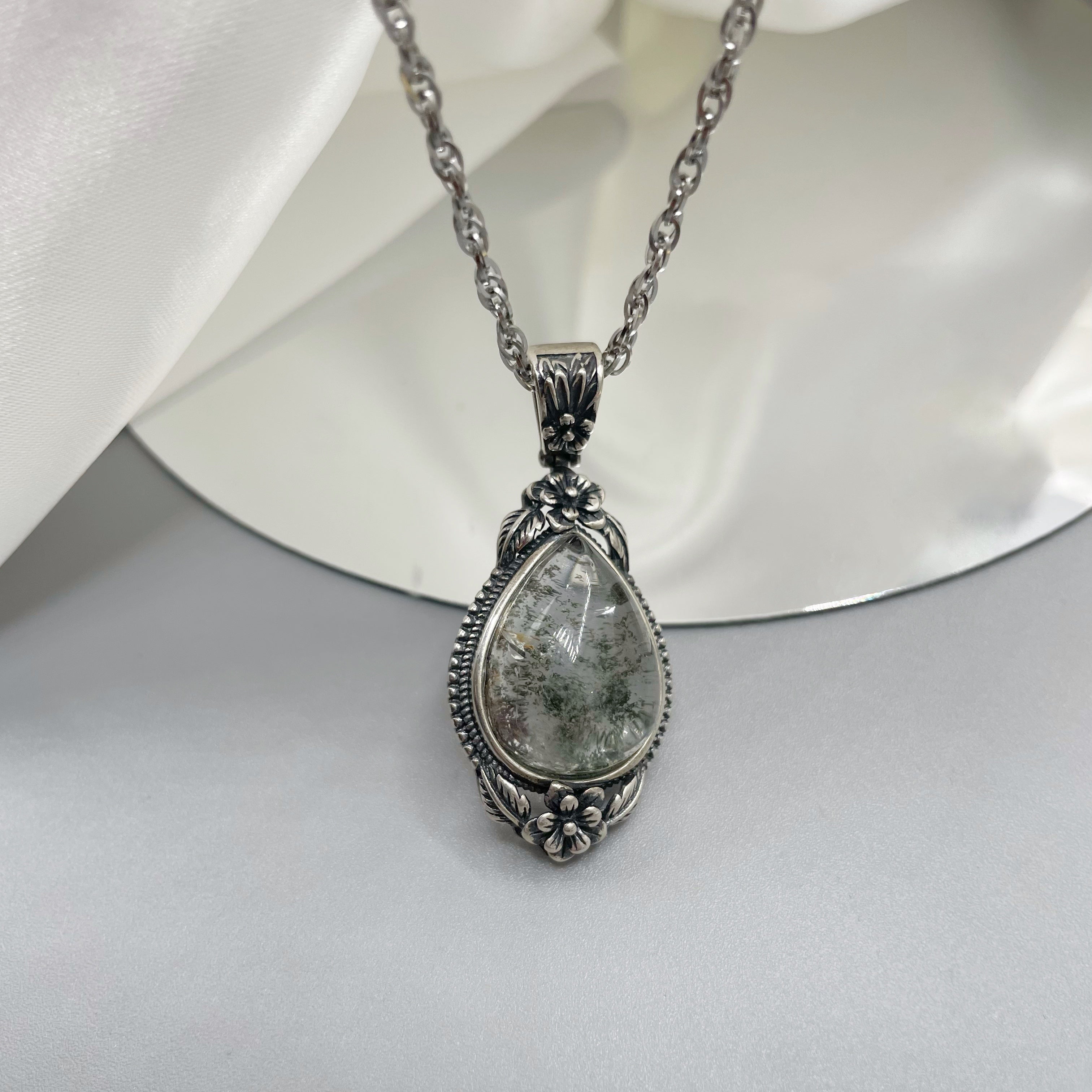 Ciondolo Quarzo Garden - Argento 925
