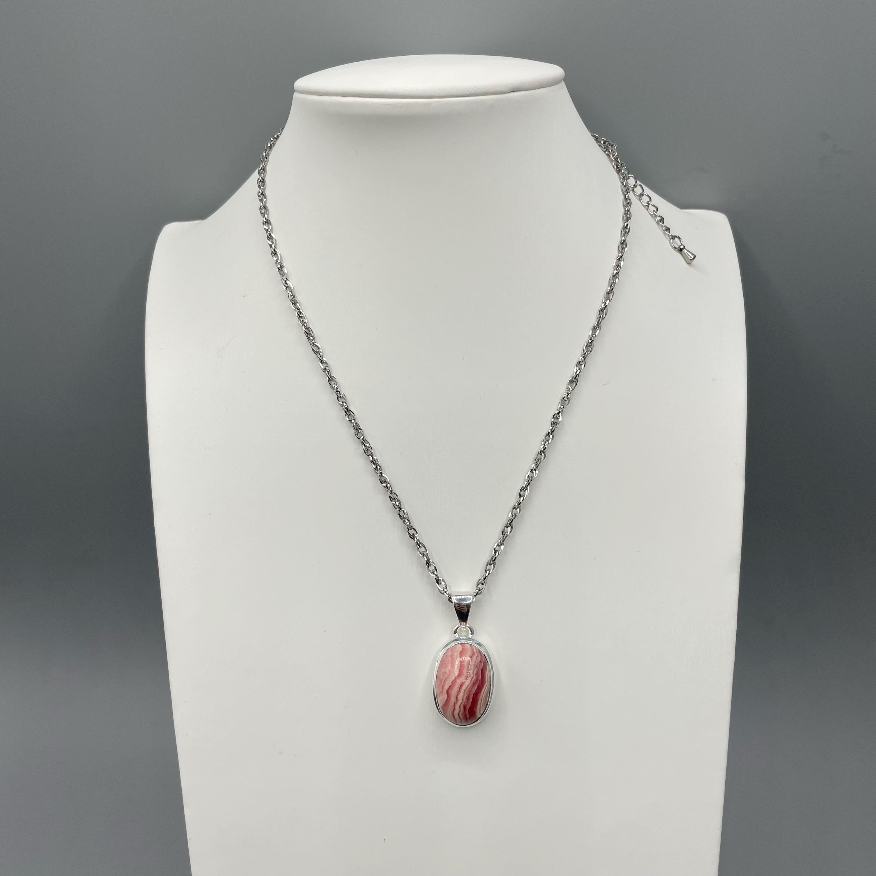 Ciondolo Rodocrosite e Argento 925