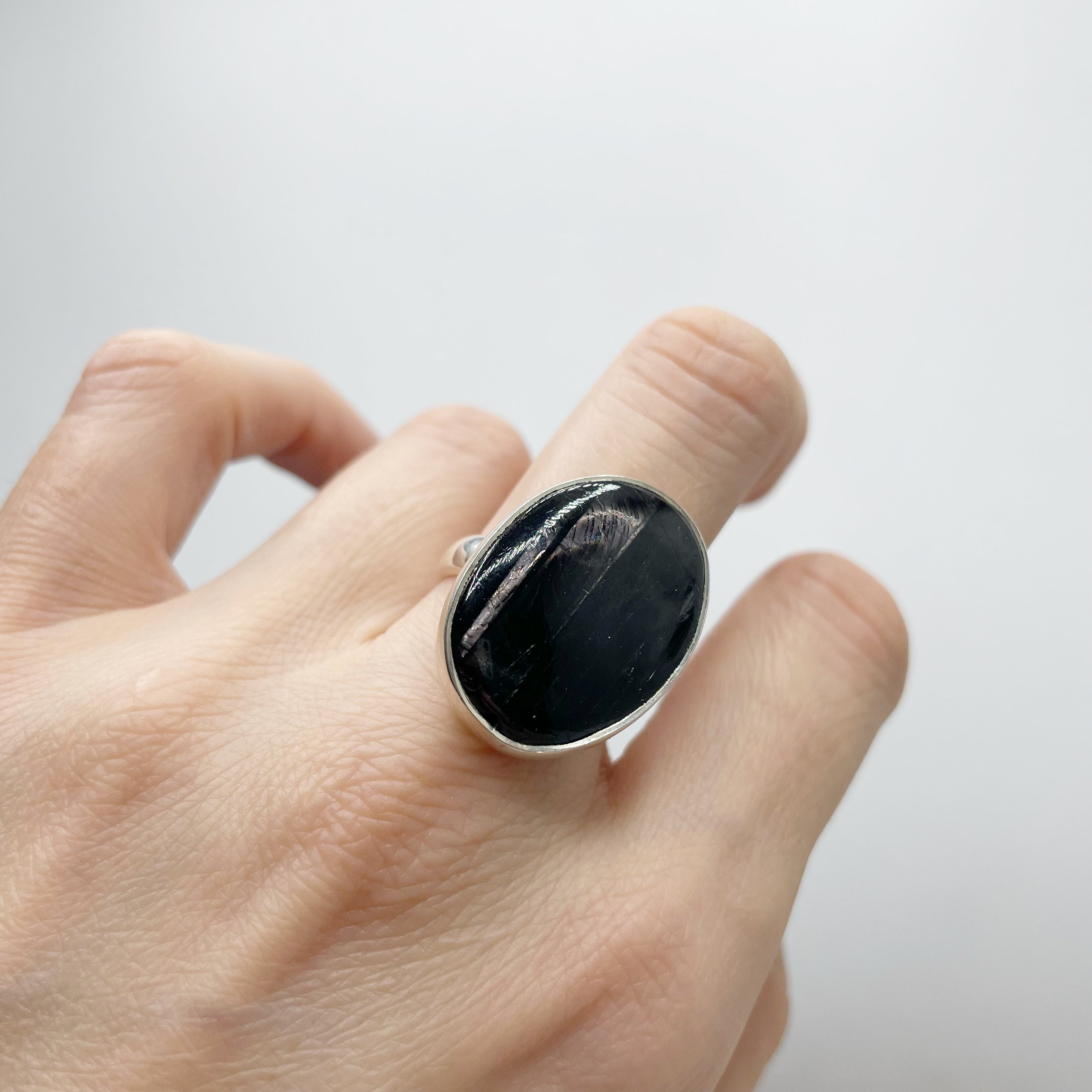 Anello Iperstene Ovale - Argento 925