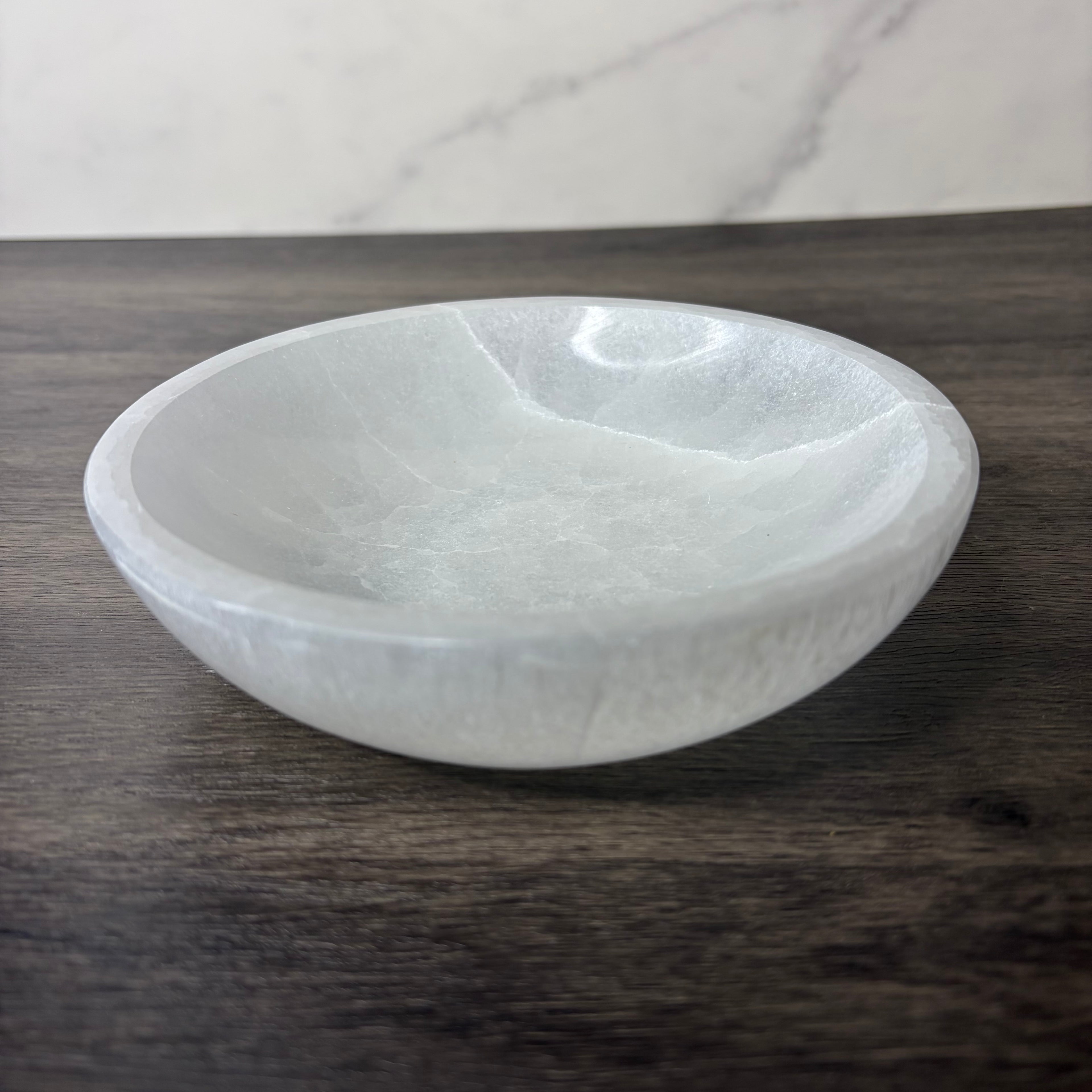 Bowl Ciotola di Selenite Grande - 14 cm