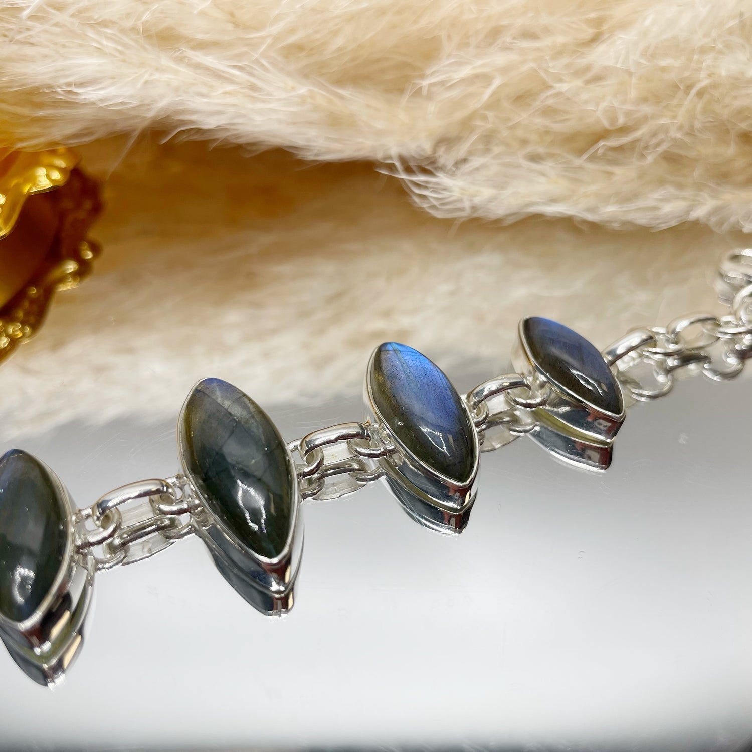 Bracciale Labradorite e Argento 925