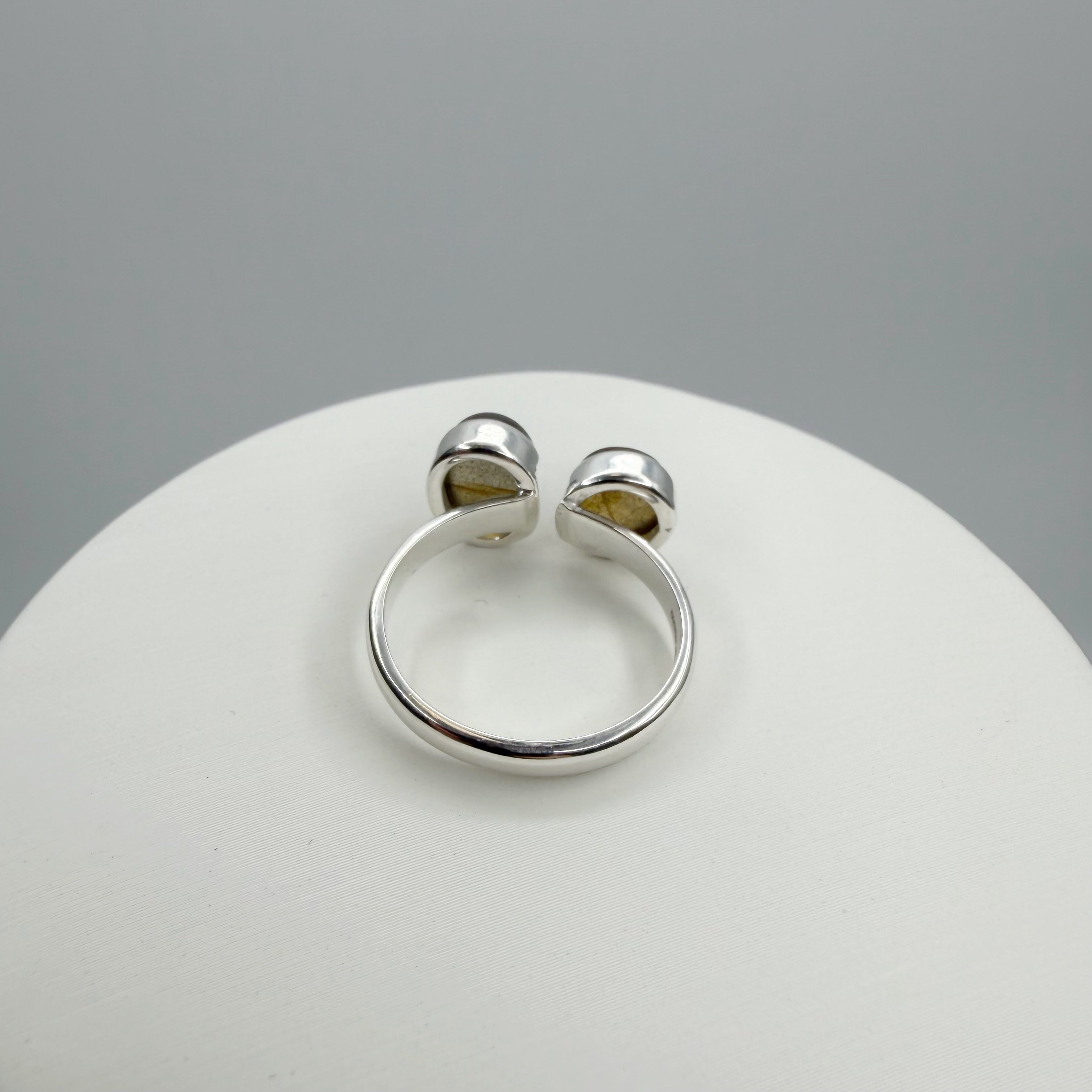 Anello Double Labradorite - Argento 925