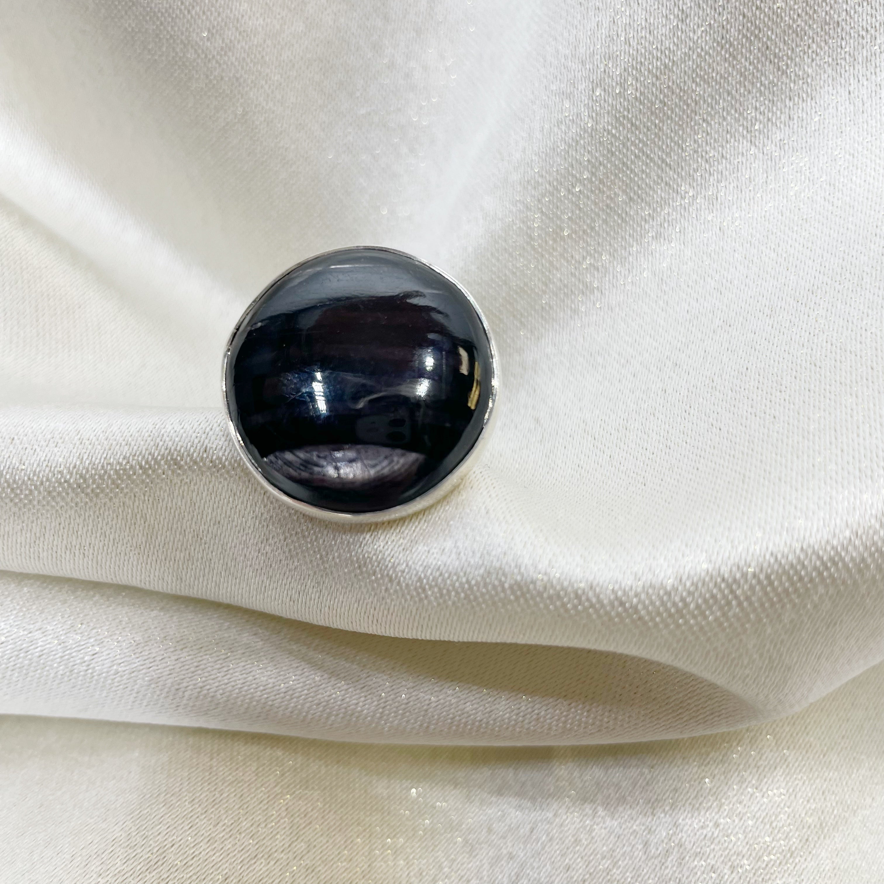 Anello Iperstene Tondo - Argento 925
