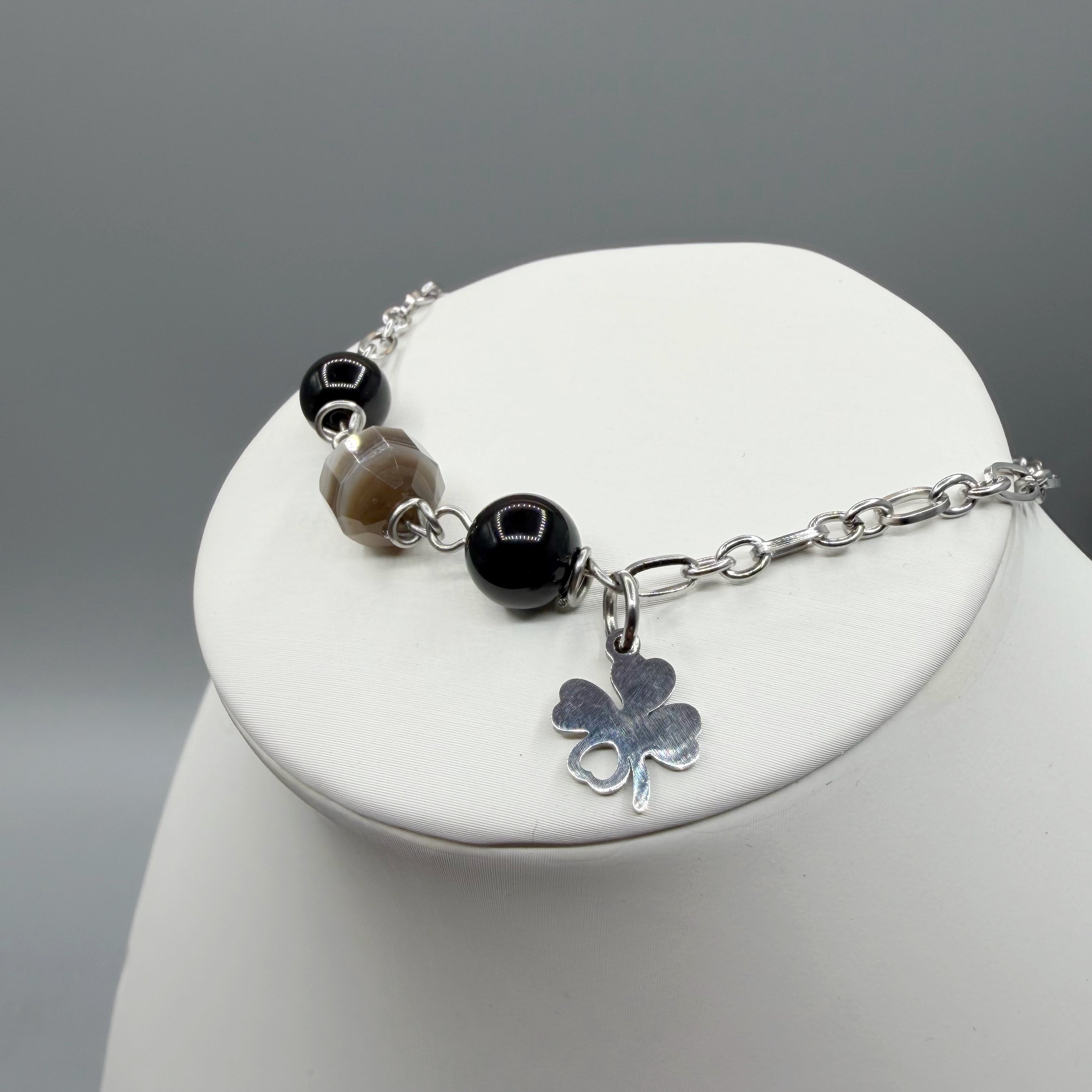 Bracciale Anti-Invidia - Occhio di Shiva, Ossidiana, Onice - LIMITED EDITION