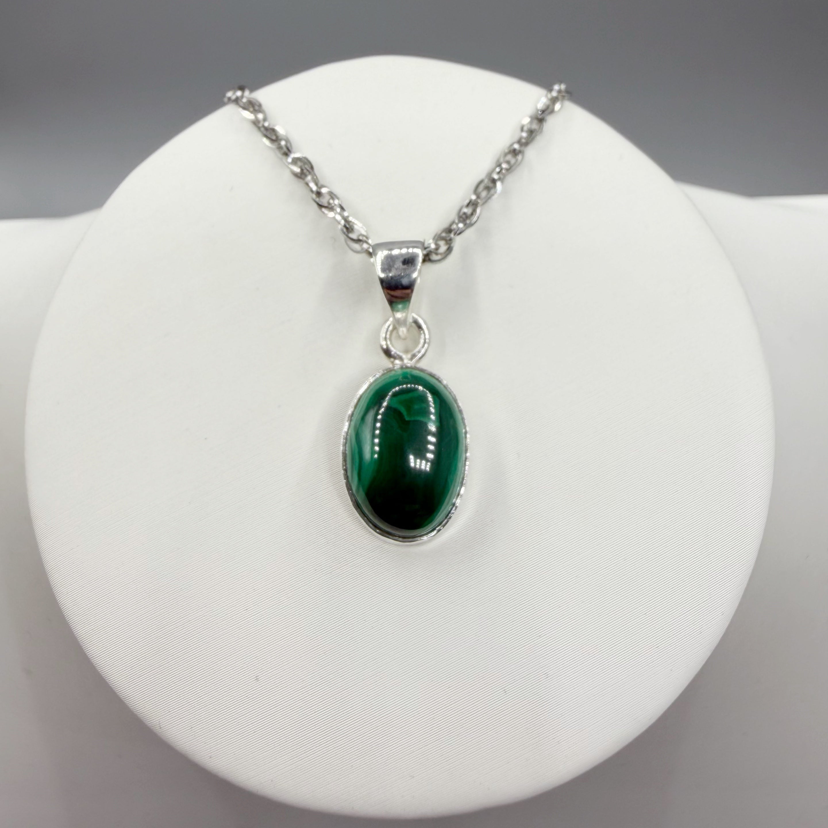 Ciondolo Malachite - Argento 925