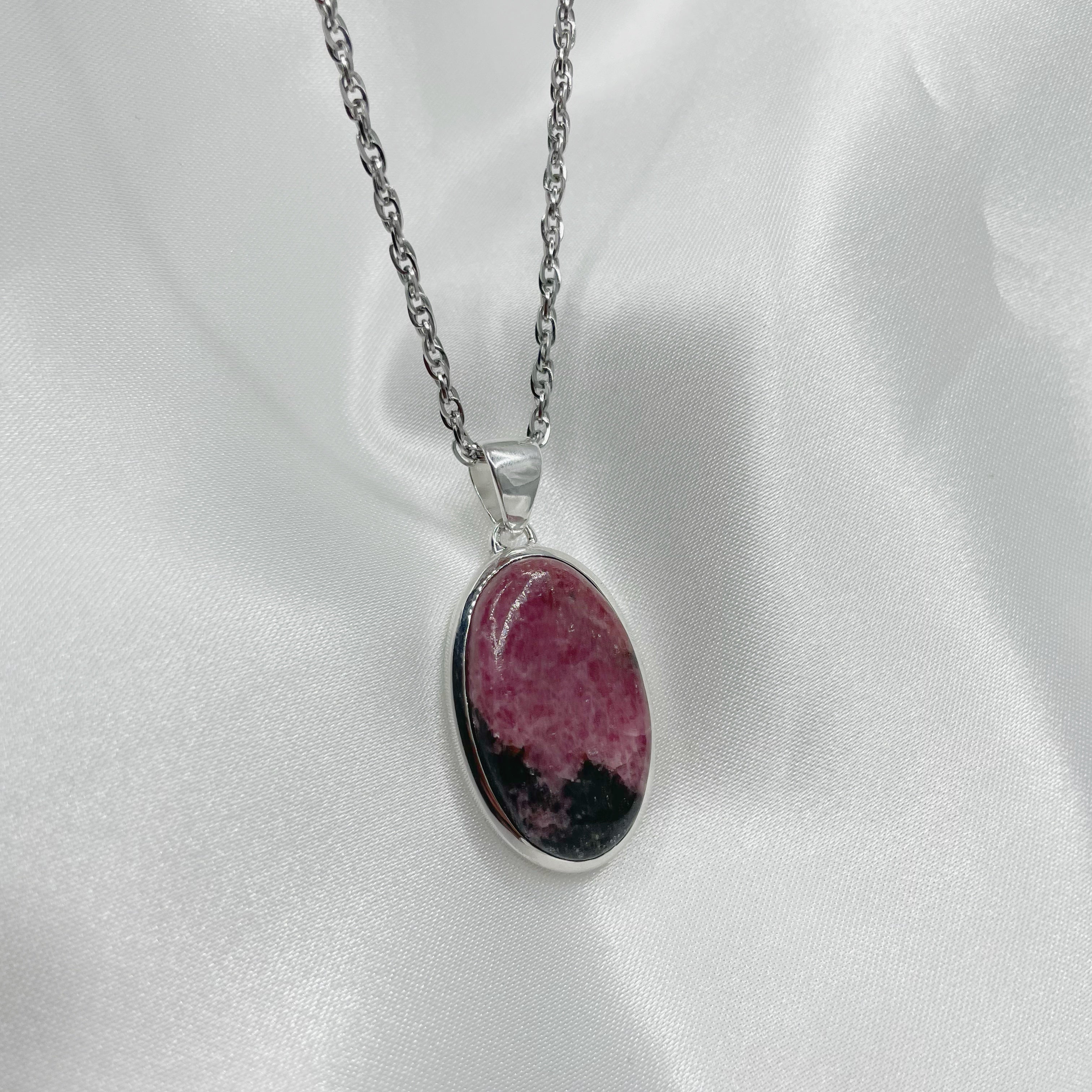 Ciondolo Rodonite - Argento 925