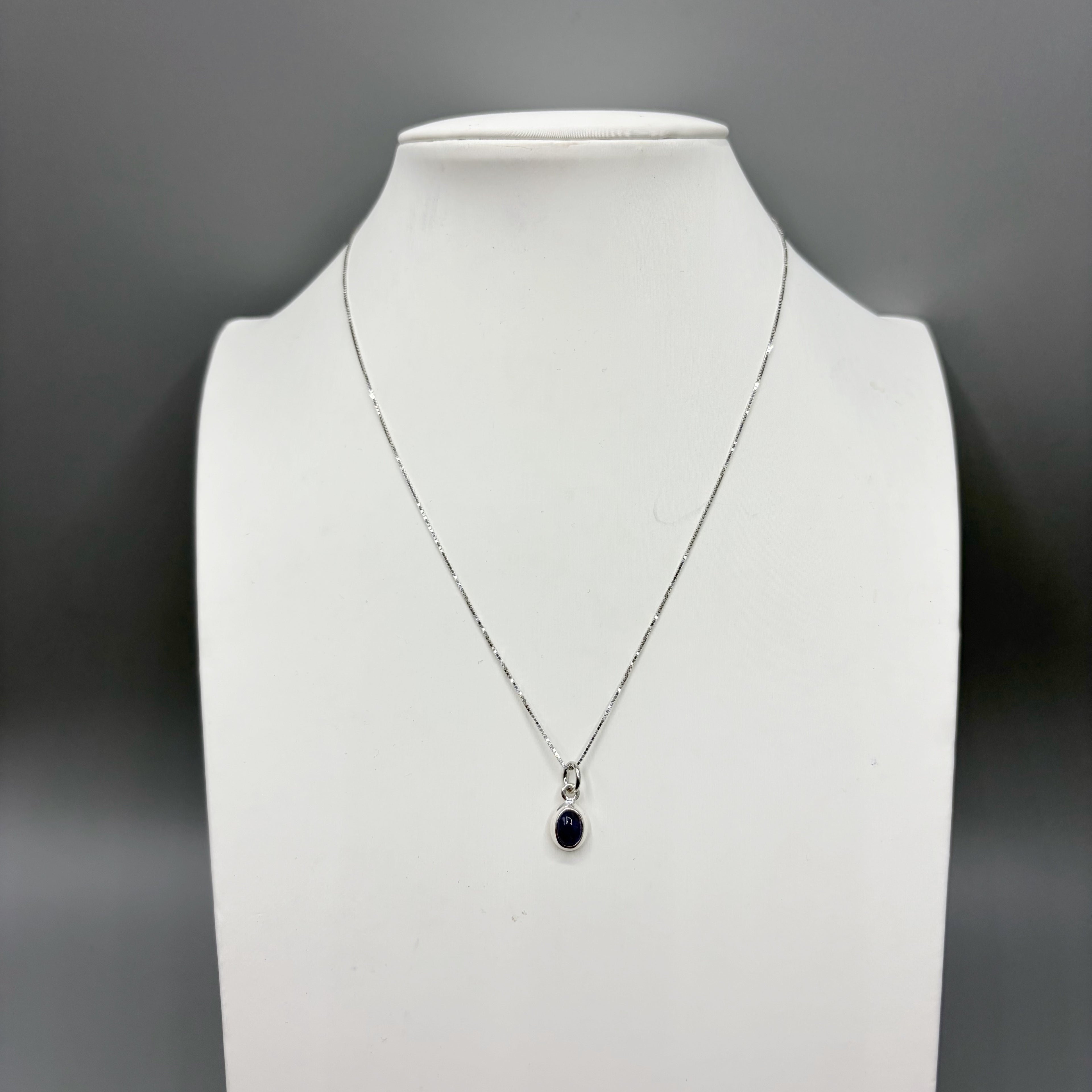 Ciondolo Punto Luce Tanzanite Argento 925 - Ovale