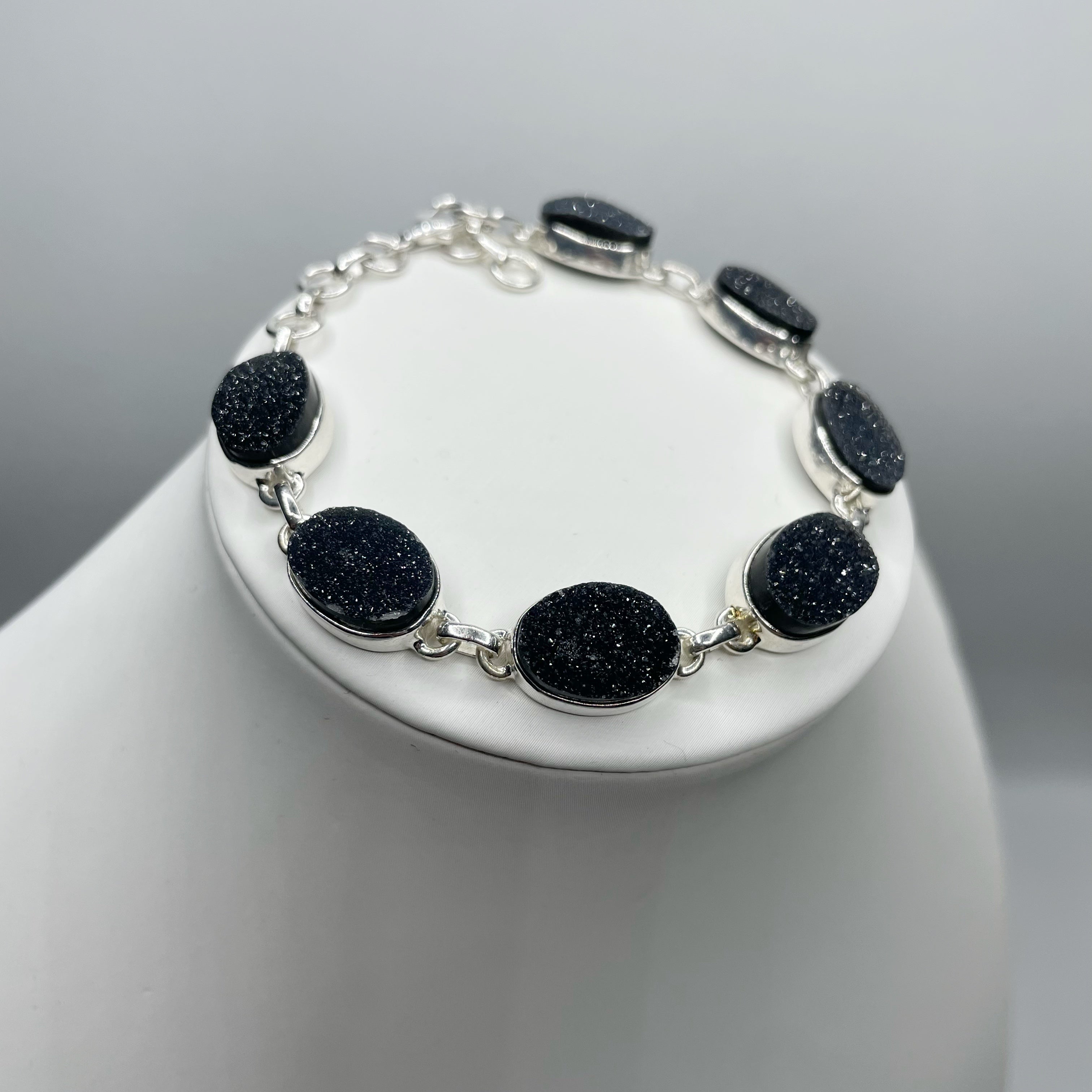 Bracciale Drusa di Onice e Argento 925