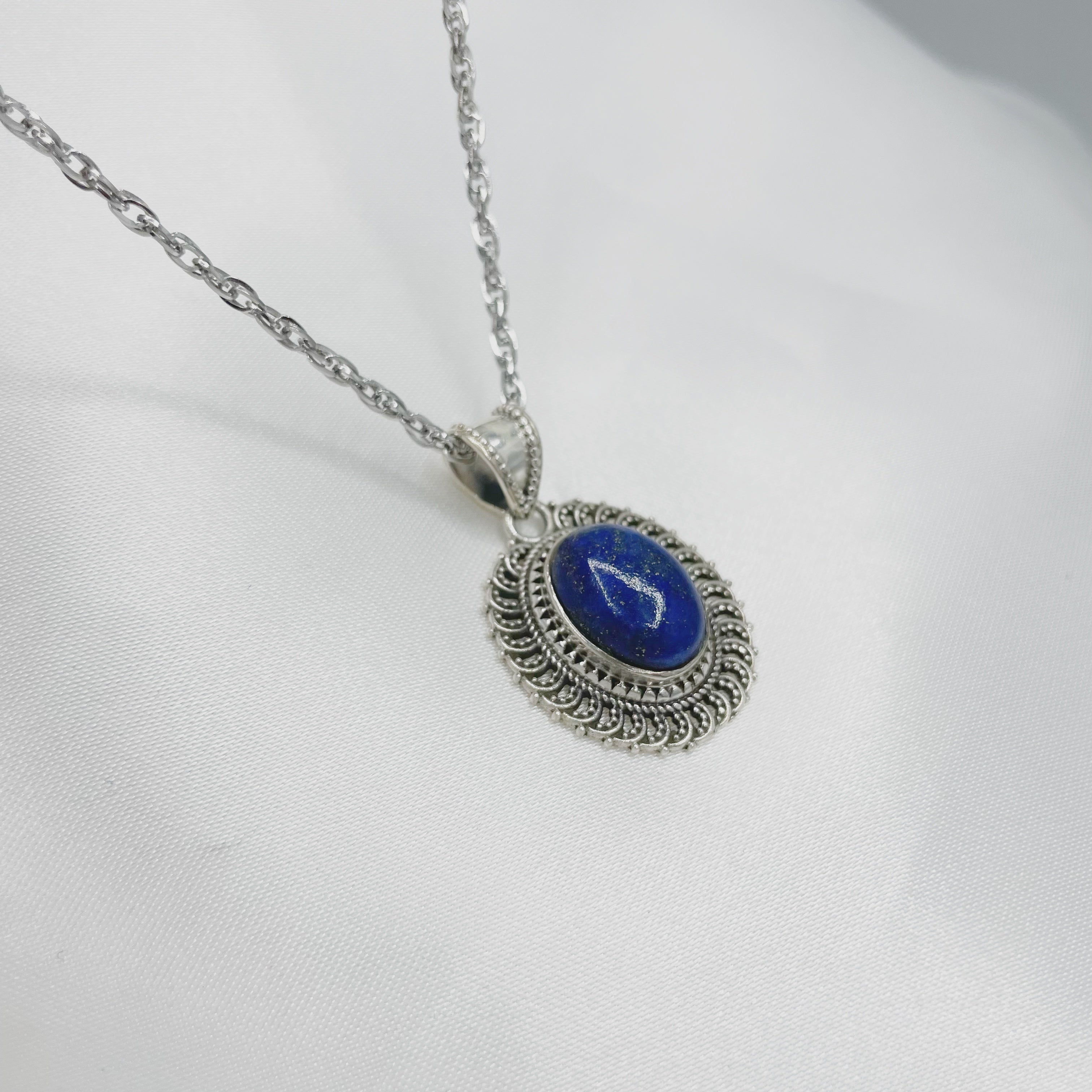 Ciondolo Lapislazzuli Diadema - Argento 925