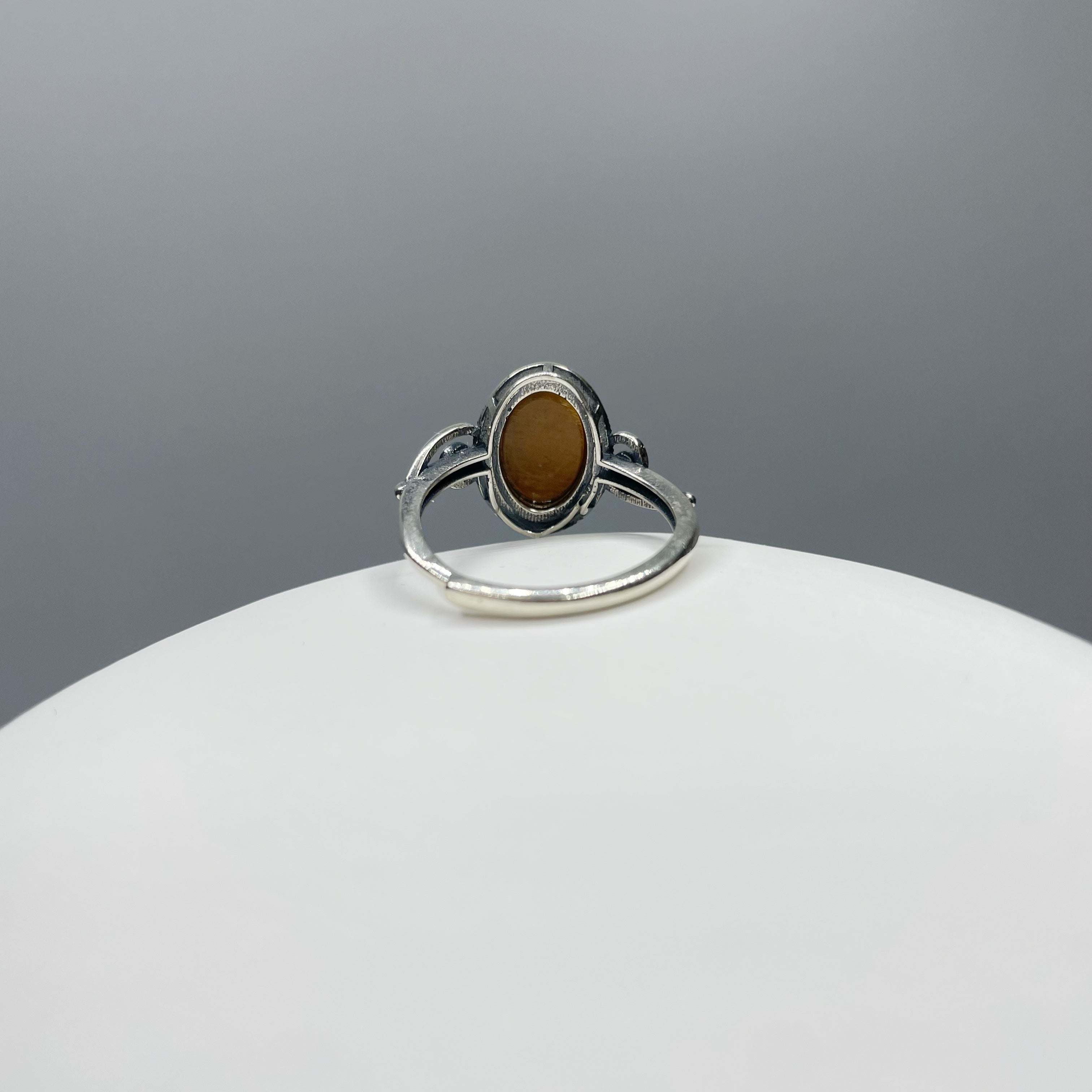 Anello Pietra del Sole e Argento 925