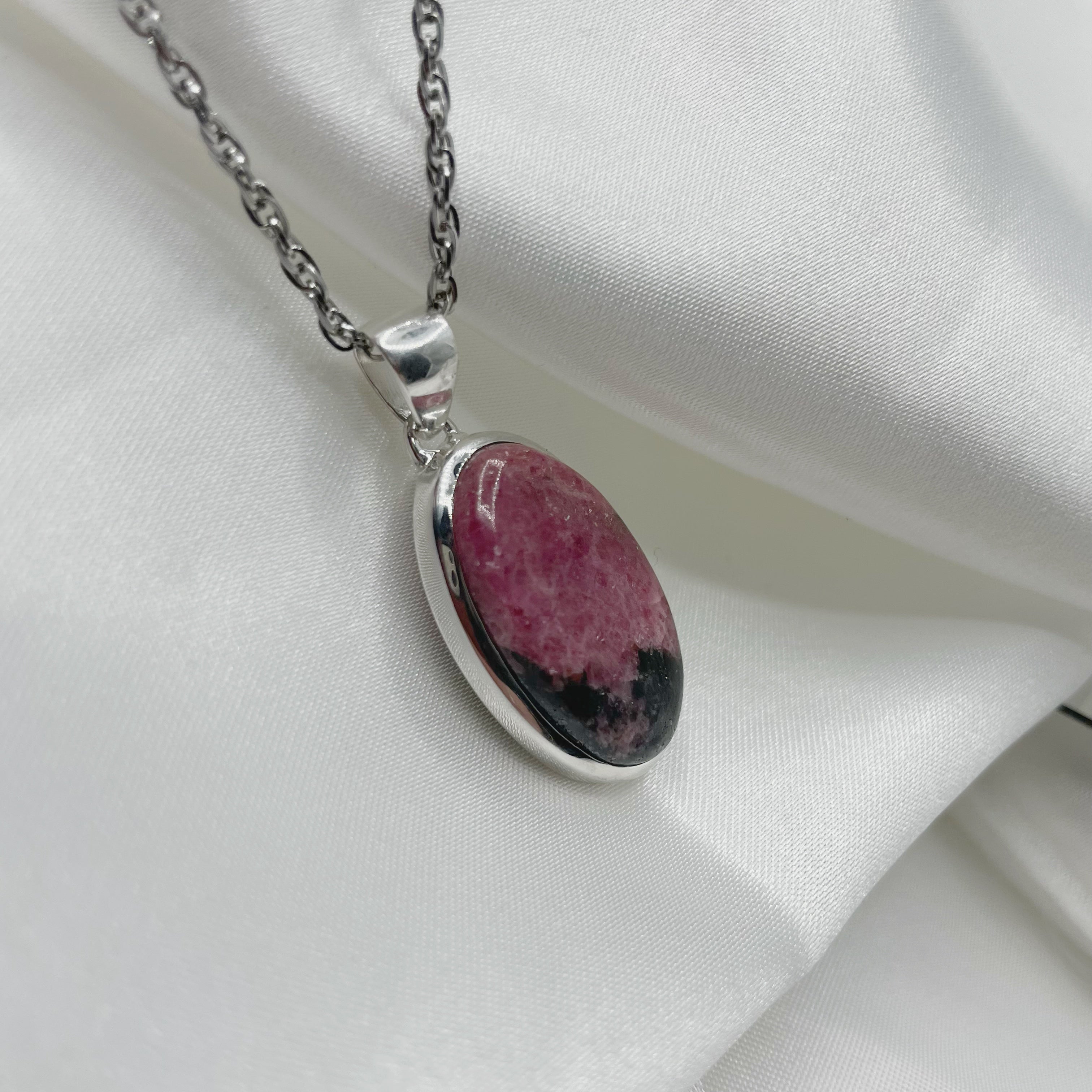 Ciondolo Rodonite - Argento 925