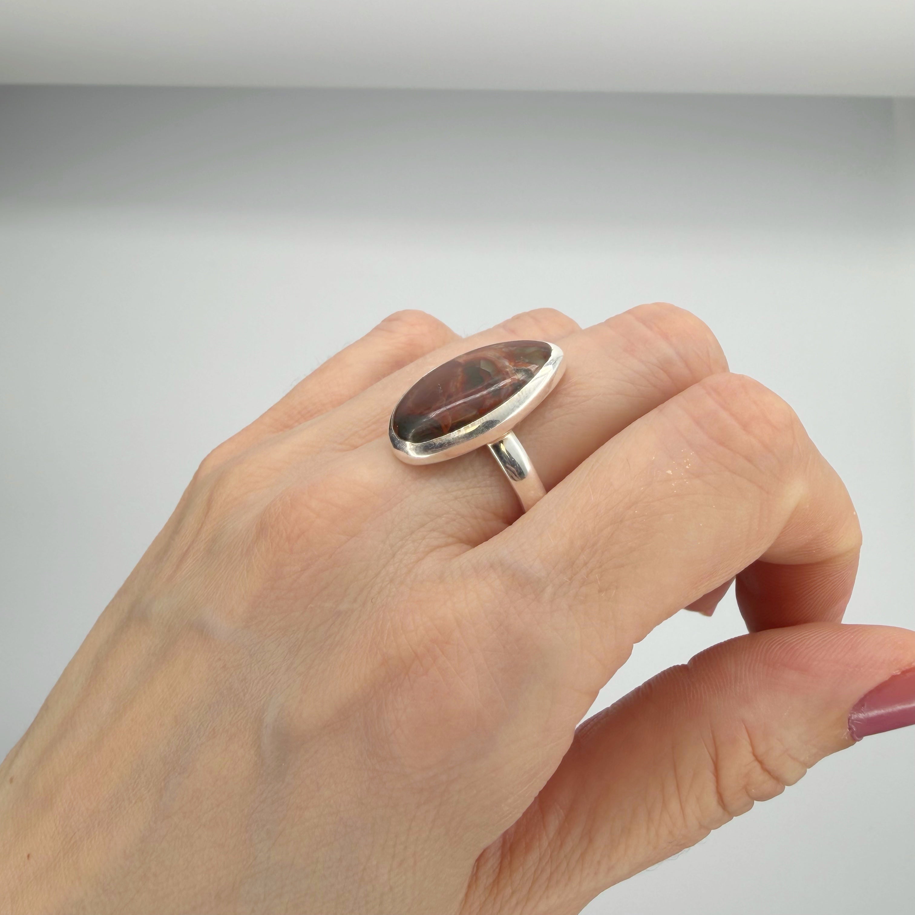 Anello Diaspro Argento 925
