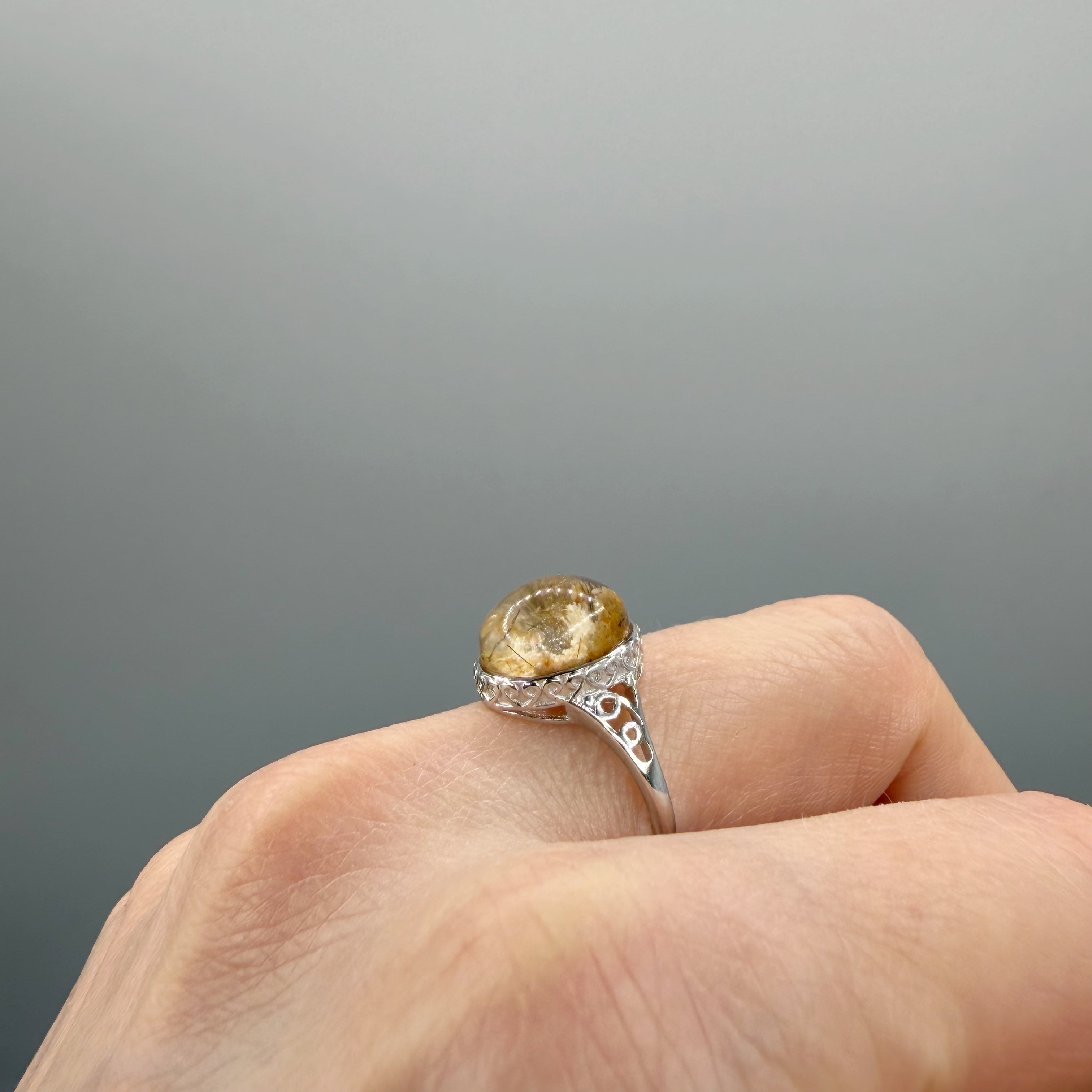 Anello Quarzo Garden e Argento 925 - Chiaro o Scuro
