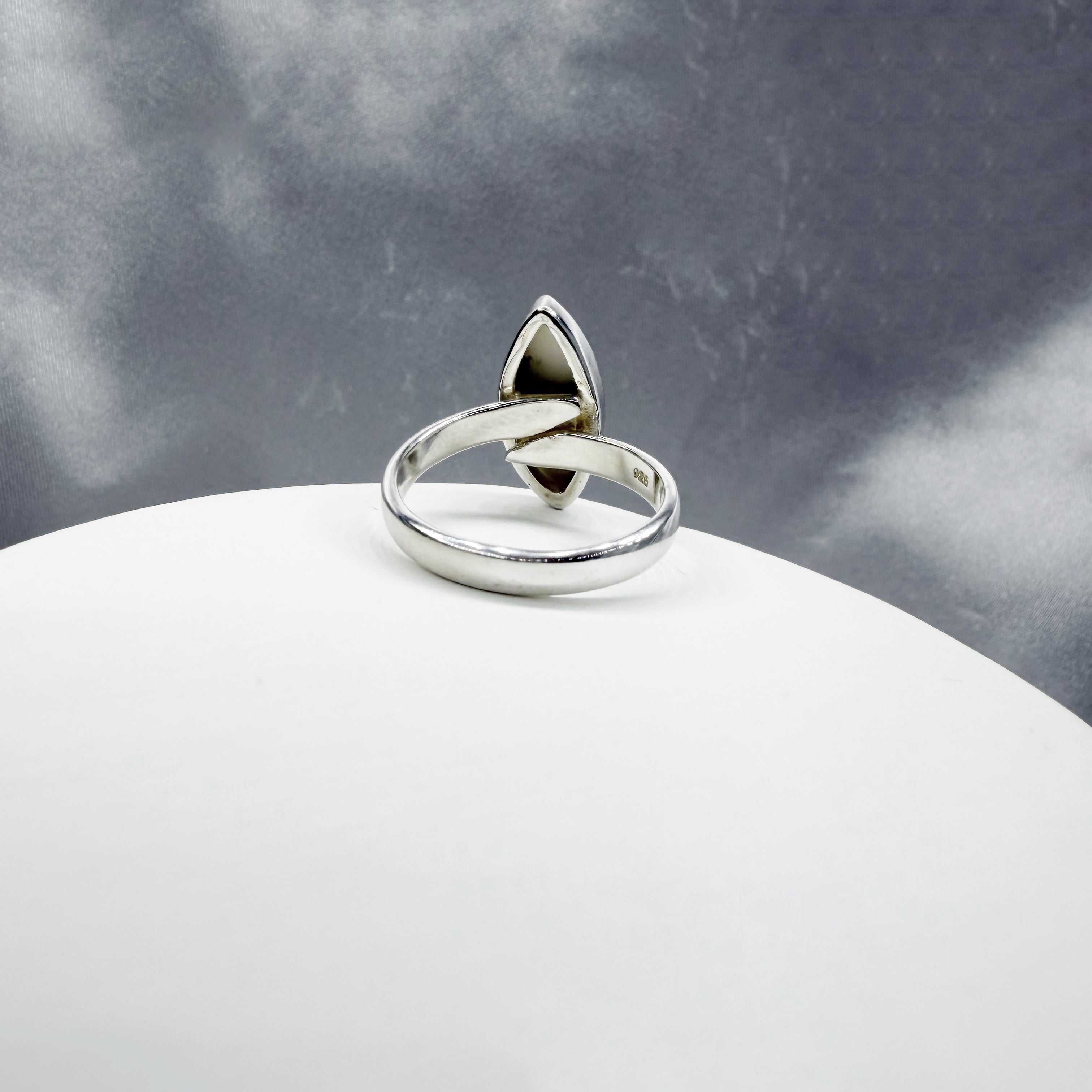 Anello Howlite e Argento 925