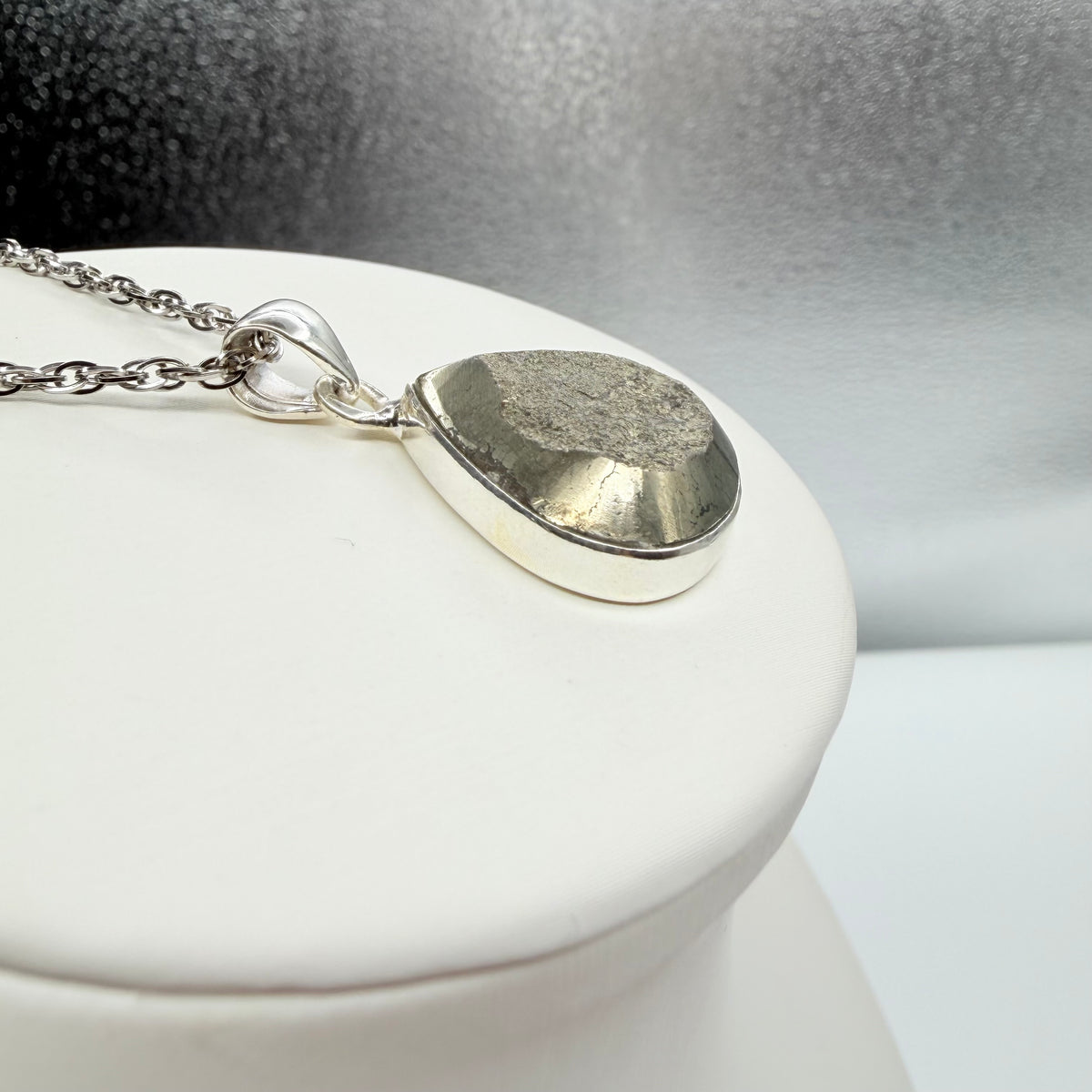 Ciondolo Pirite Grezza - Argento 925