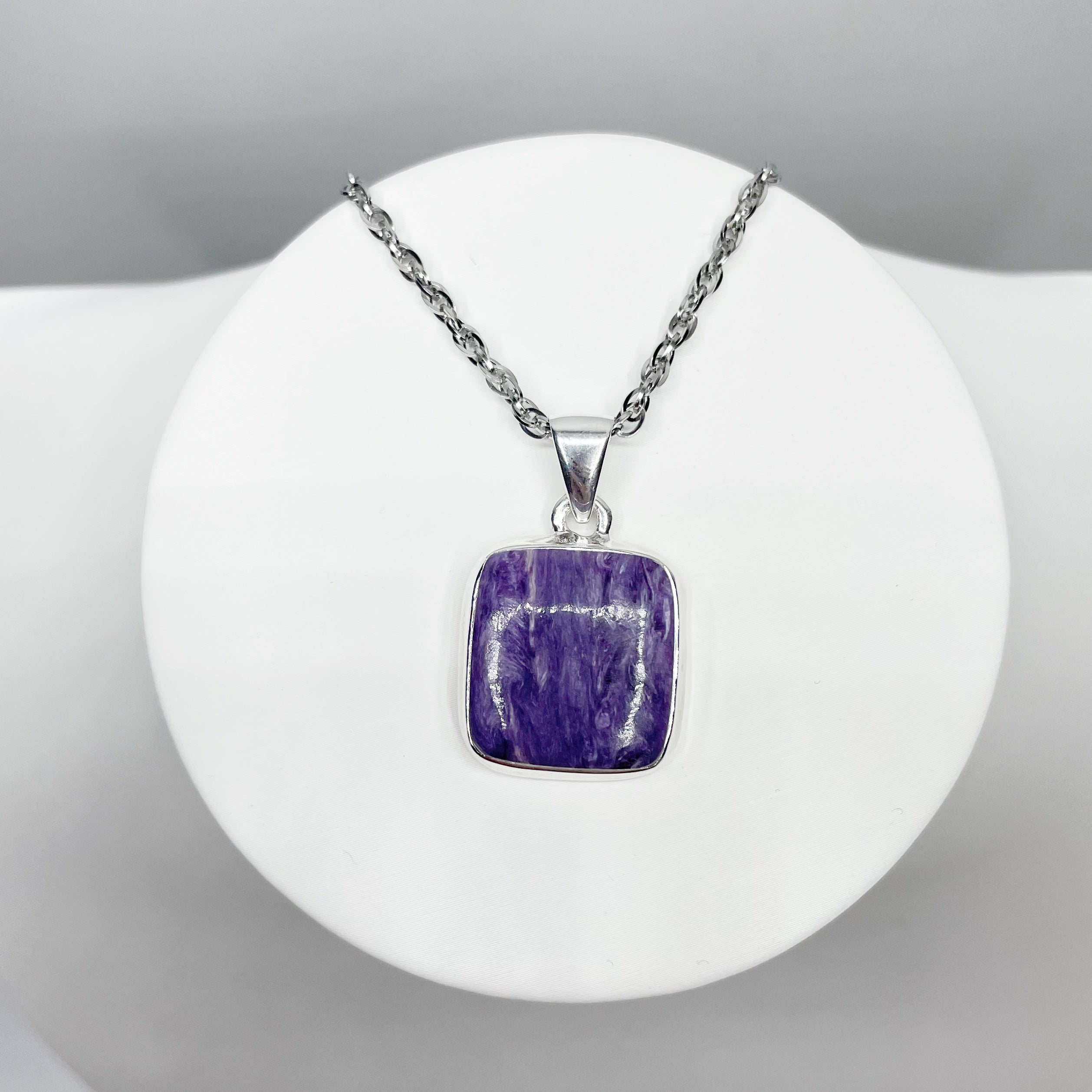 Ciondolo Ciaroite Quadrato - Argento 925