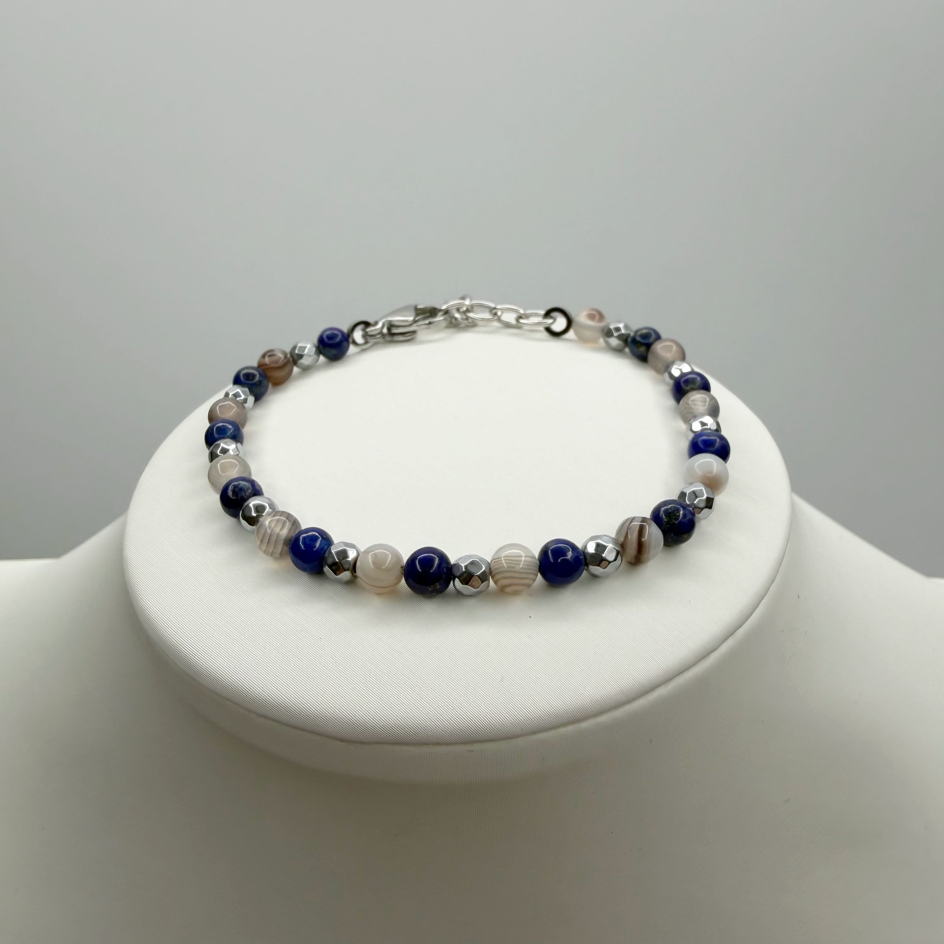 Bracciale Antidoto - Occhio di Shiva, Lapislazzuli, Ematite - LIMITED EDITION