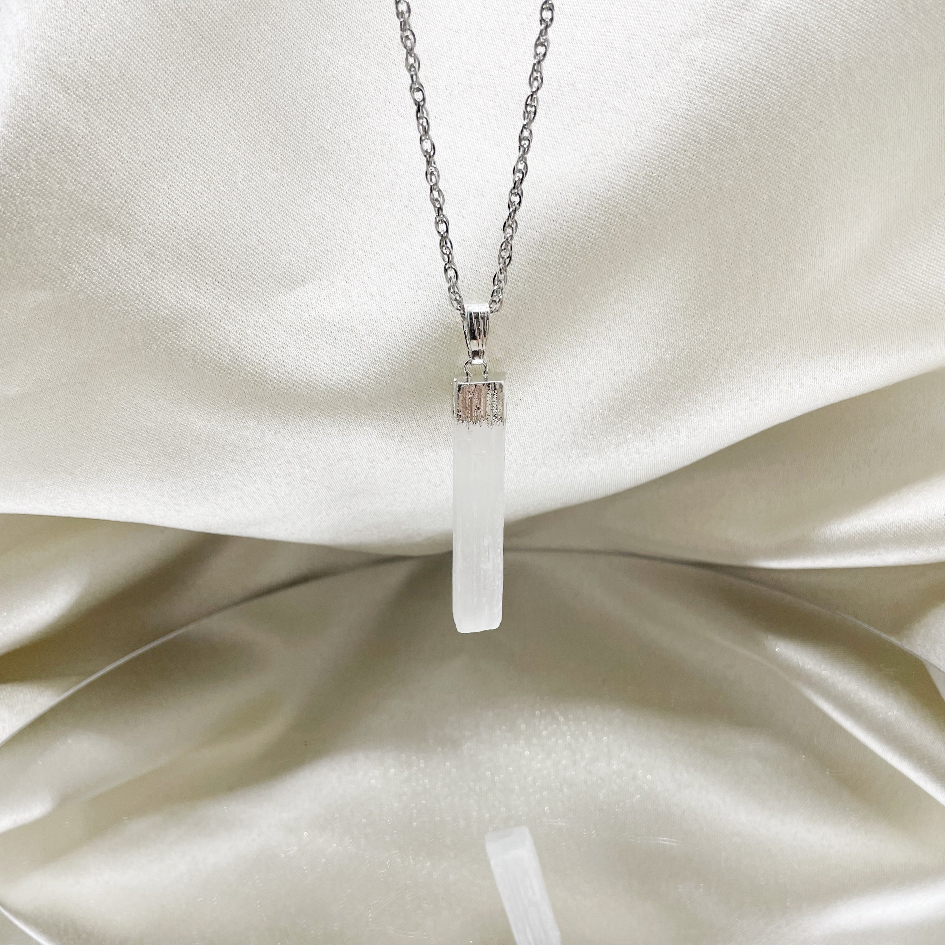 Collana Selenite Barretta