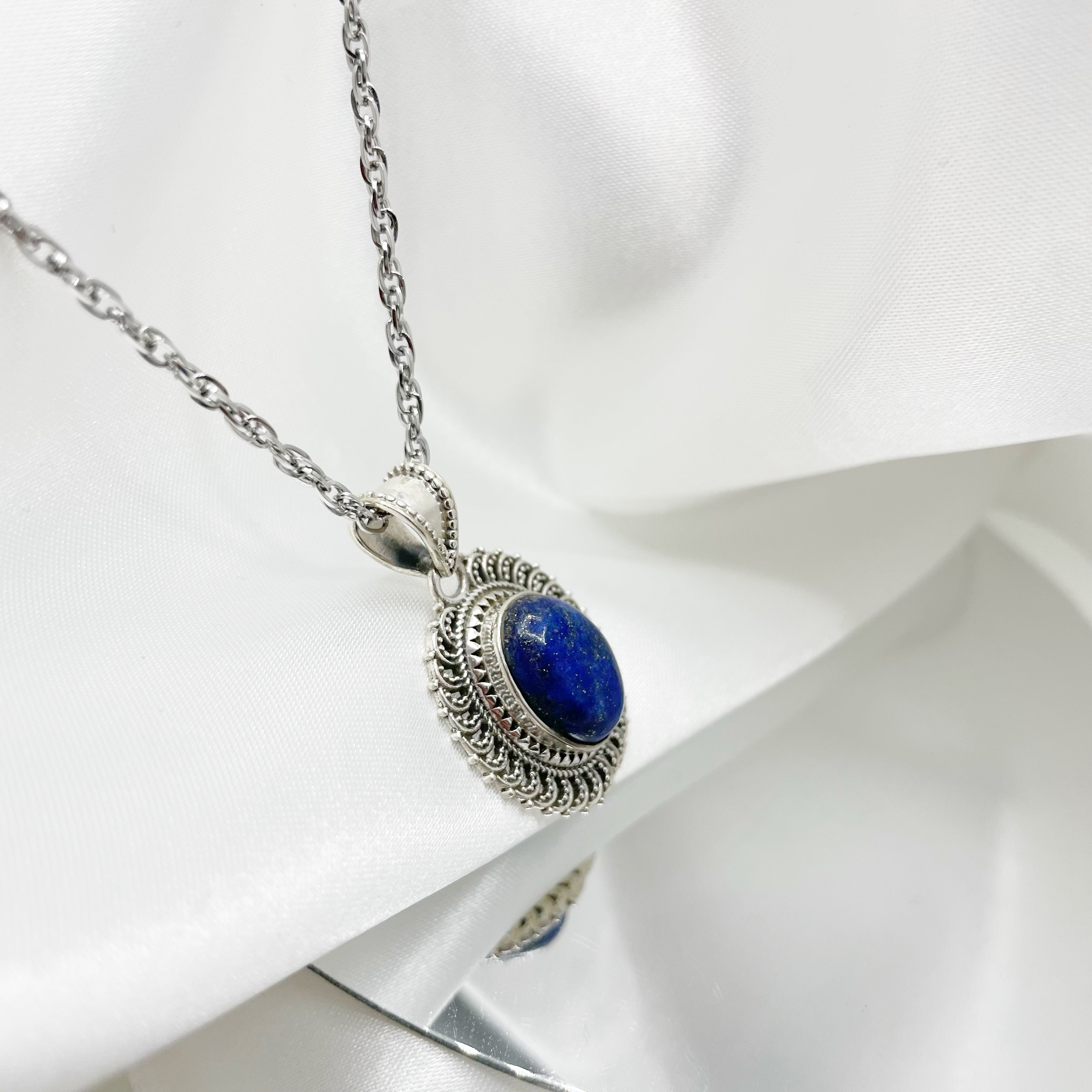 Ciondolo Lapislazzuli Diadema - Argento 925