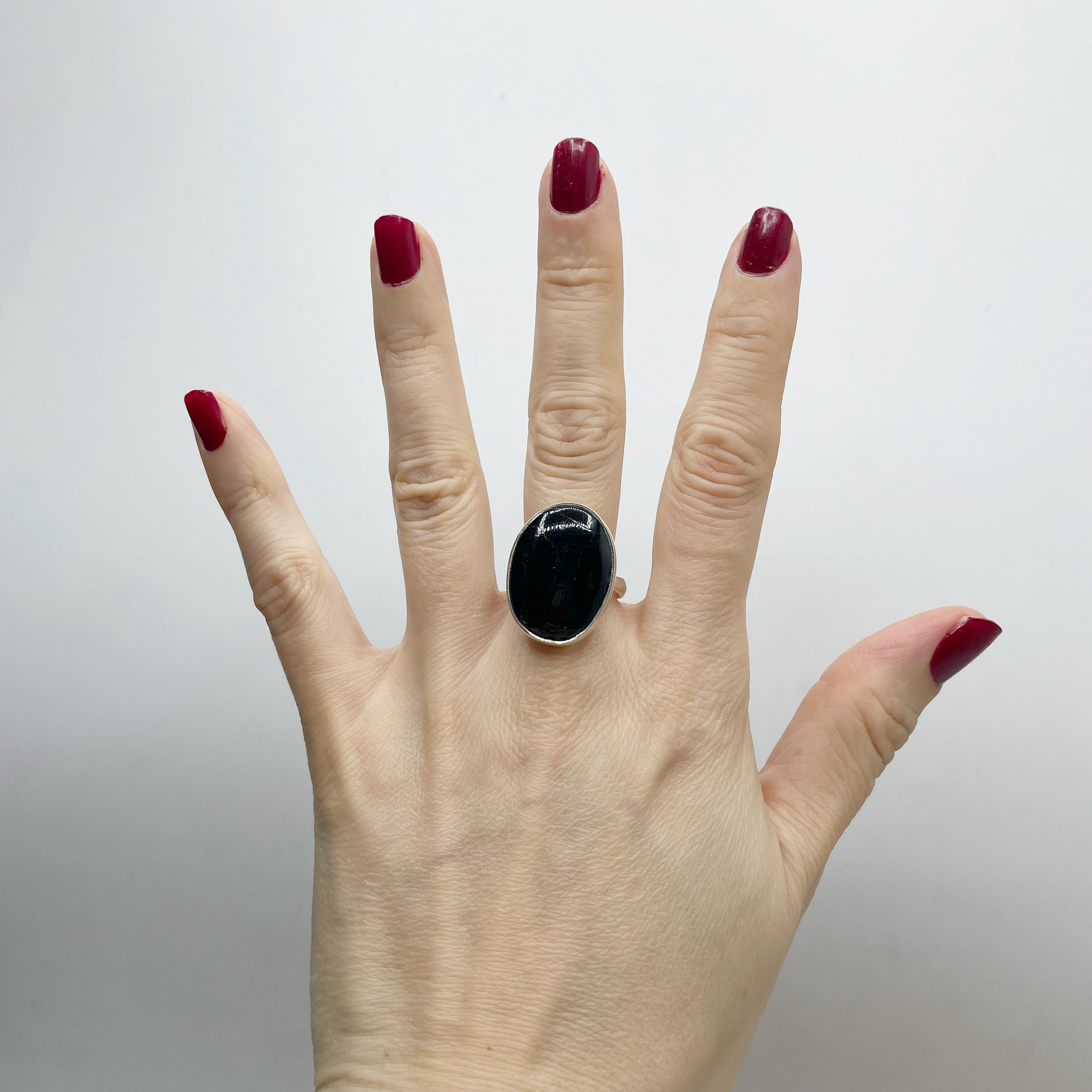 Anello Iperstene Ovale - Argento 925