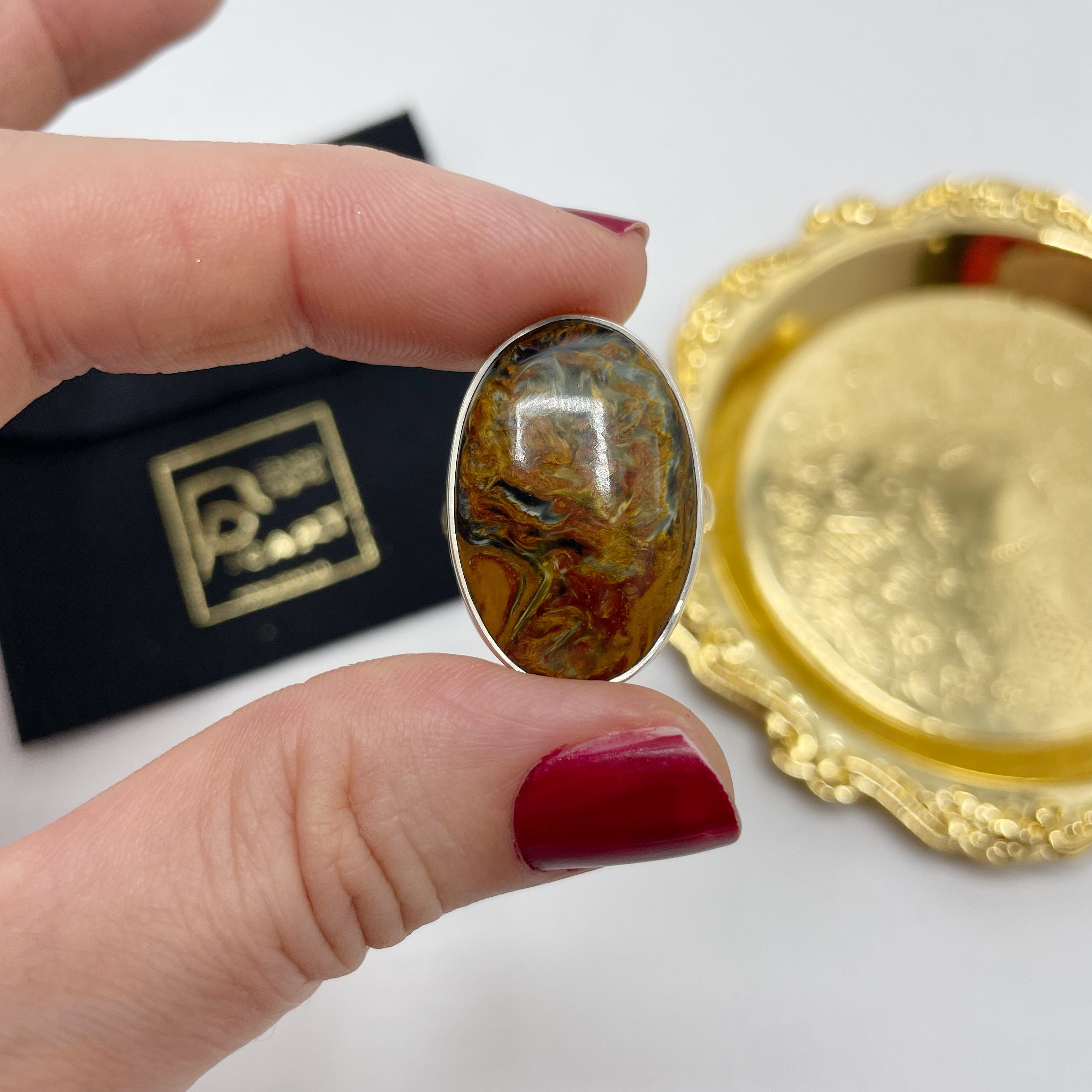 Anello Pietersite - Argento 925