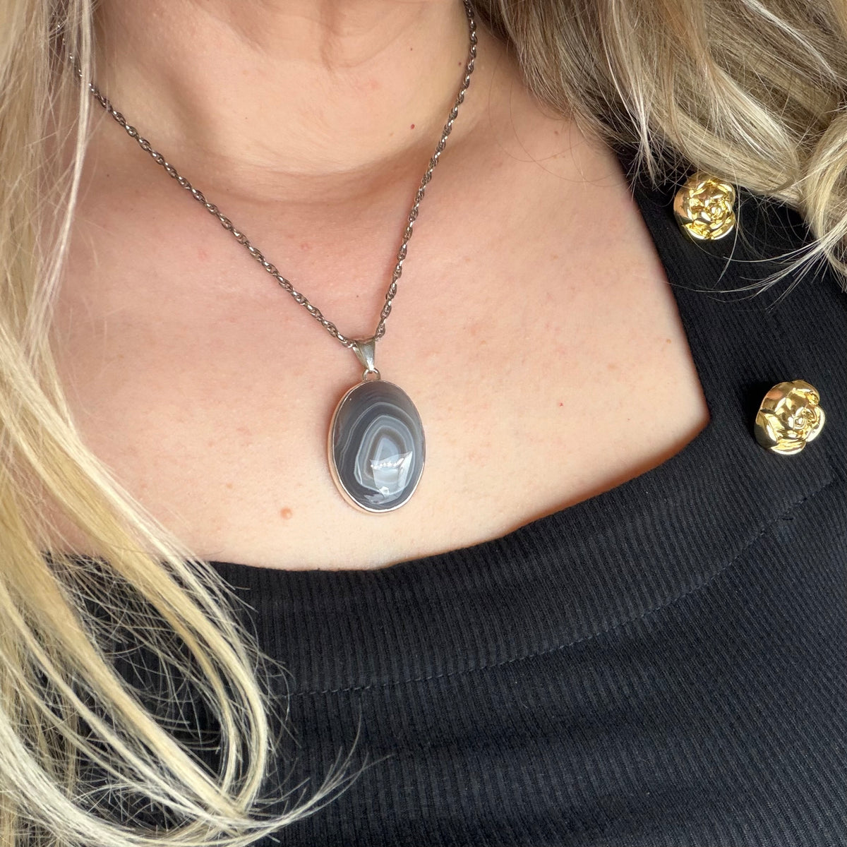 Ciondolo Occhio di Shiva Argento 925 - Ovale