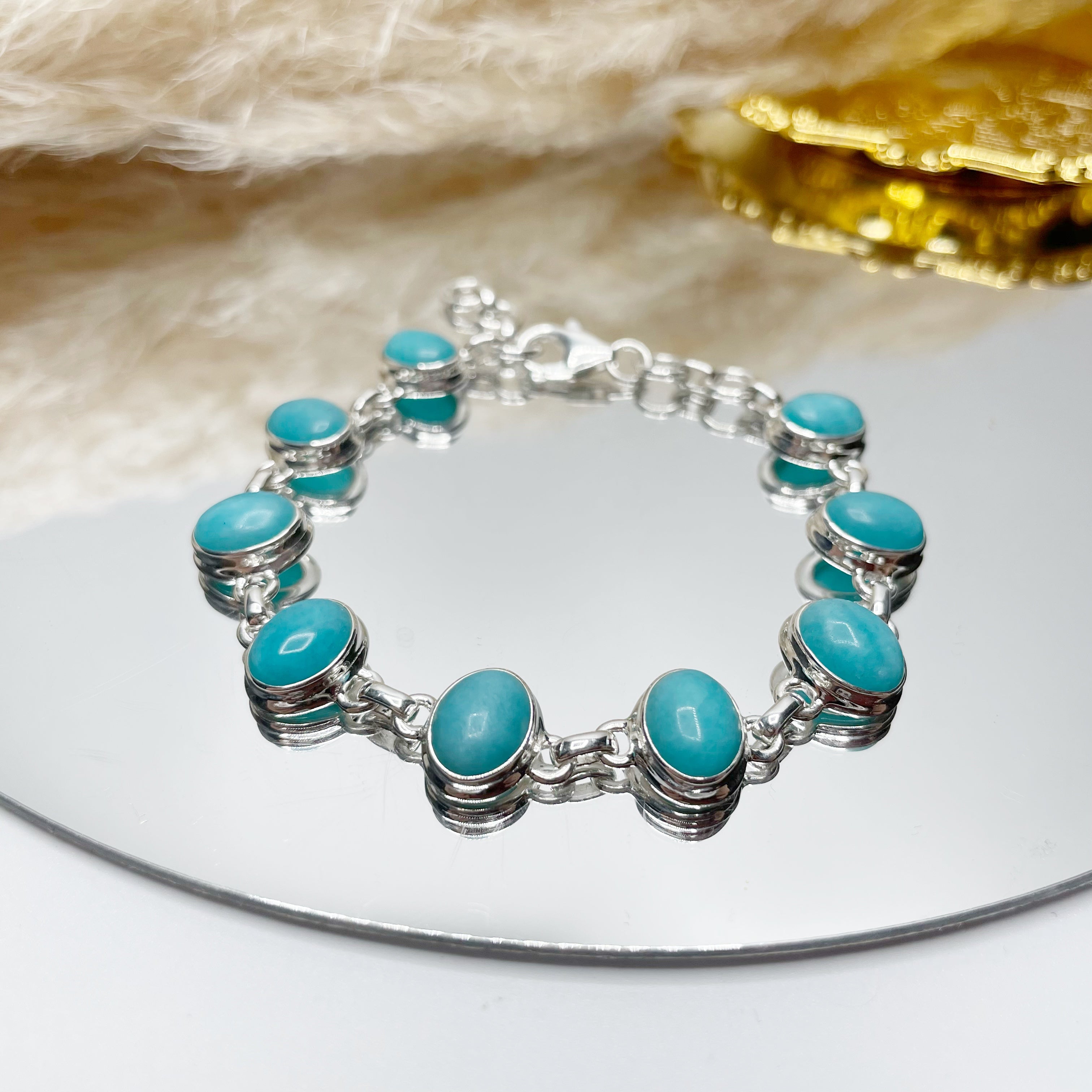 Bracciale Amazzonite e Argento 925