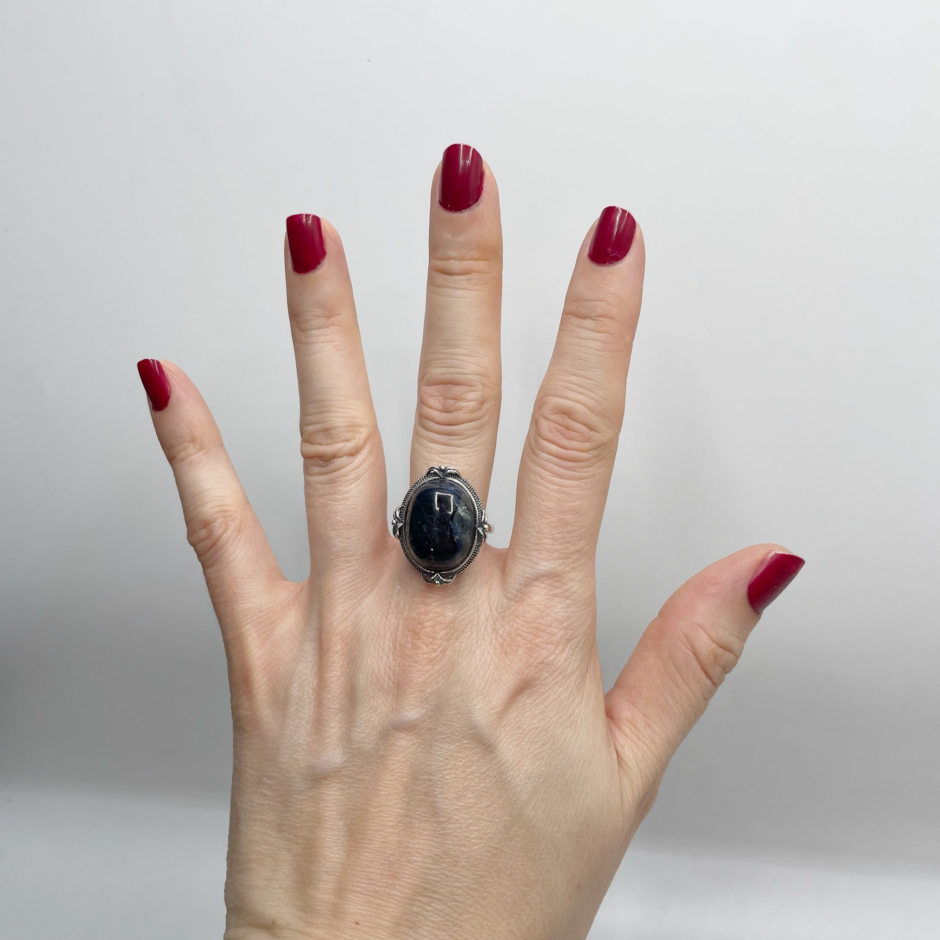 Anello Cianite - Argento 925