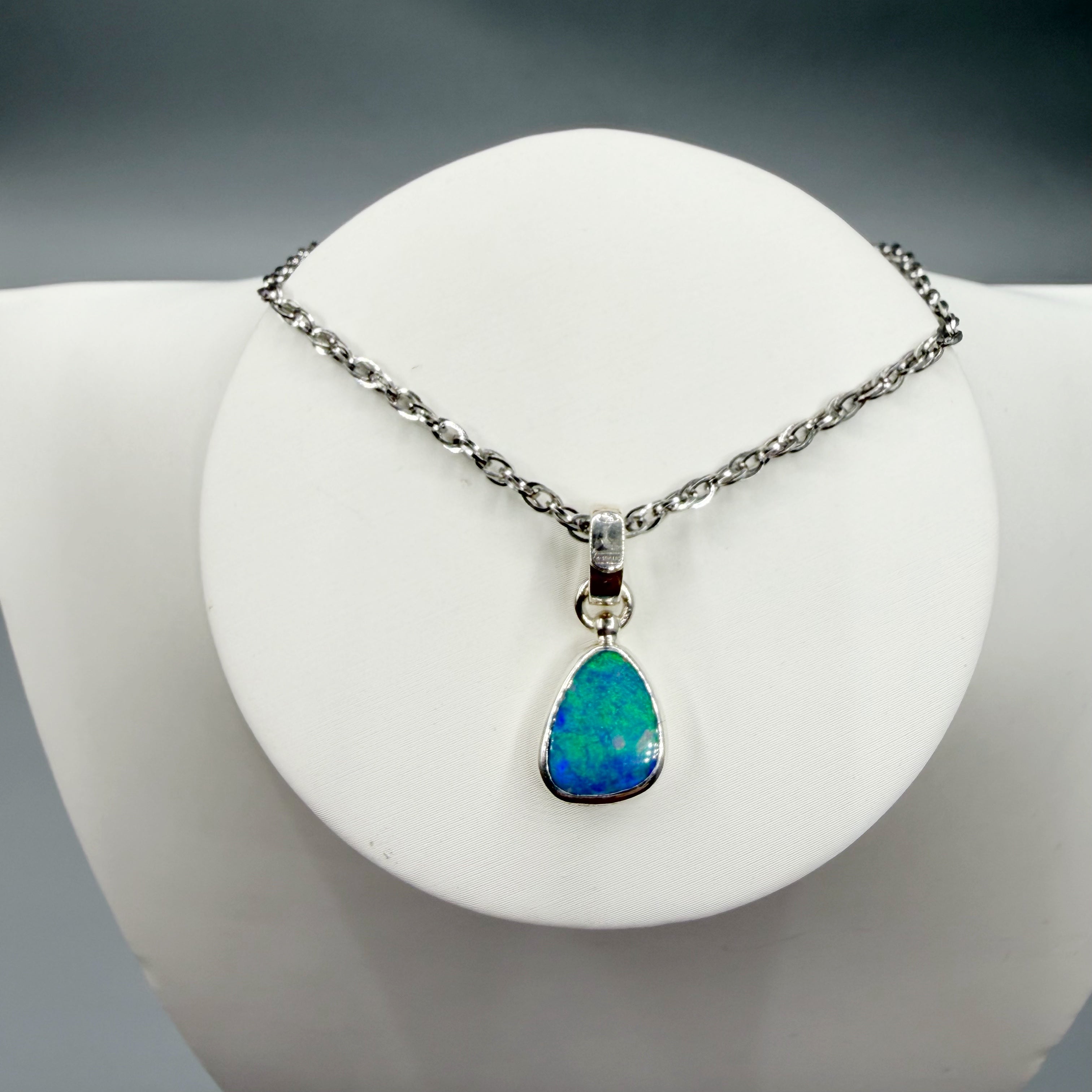 Ciondolo Opale Australiano - Argento 925