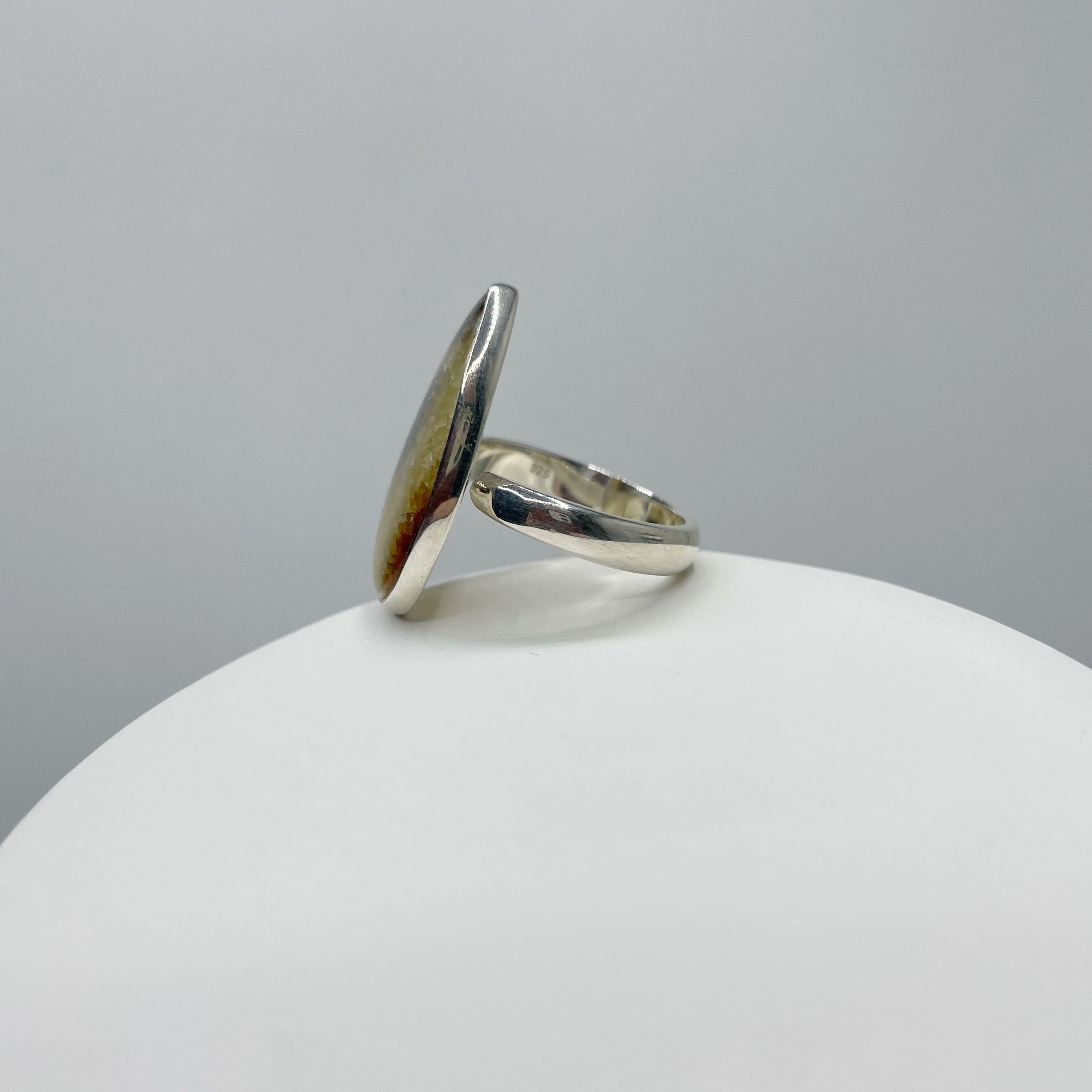 Anello Septaria a Goccia - Argento 925