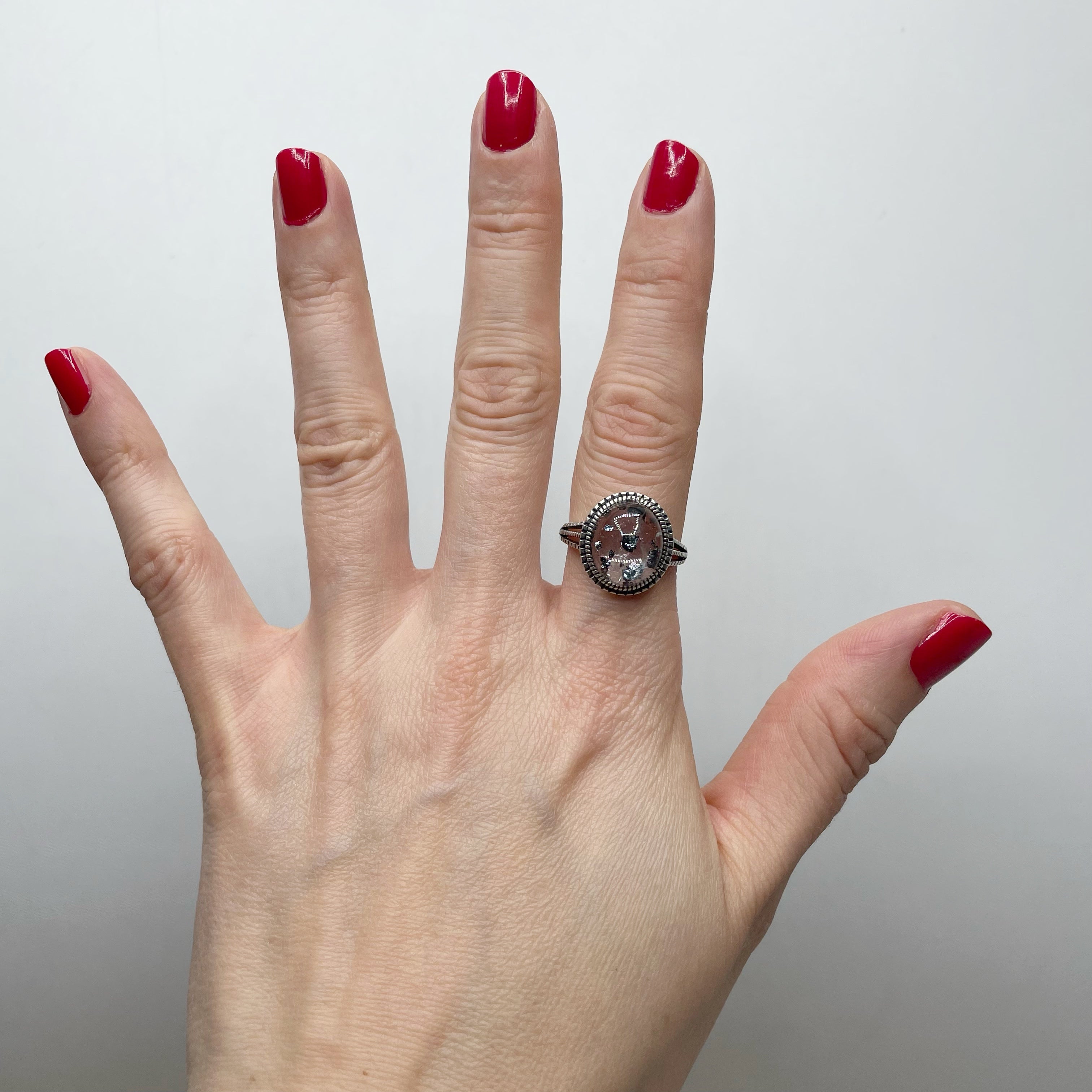 Anello Super Seven Ovale e Argento 925