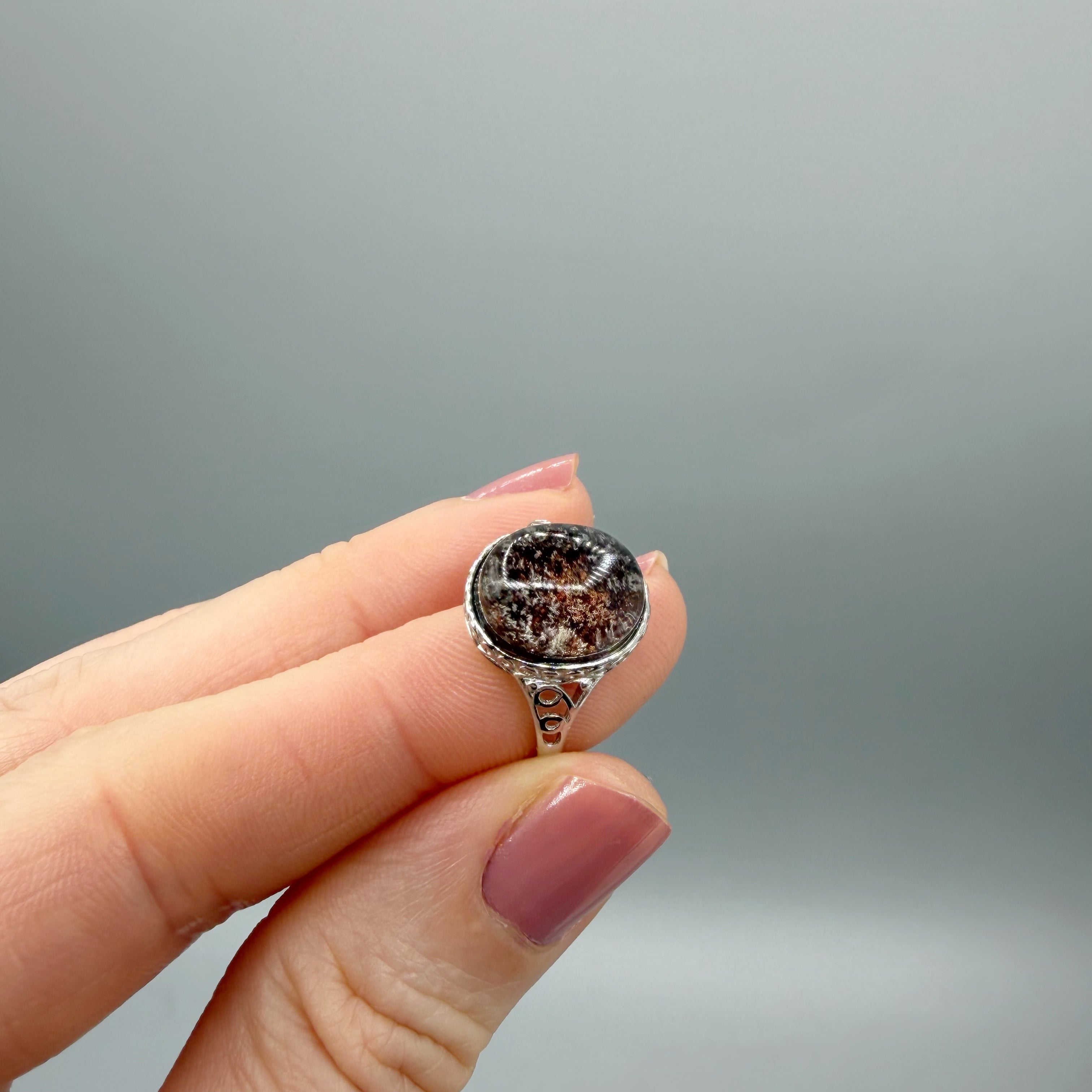 Anello Quarzo Garden e Argento 925 - Chiaro o Scuro