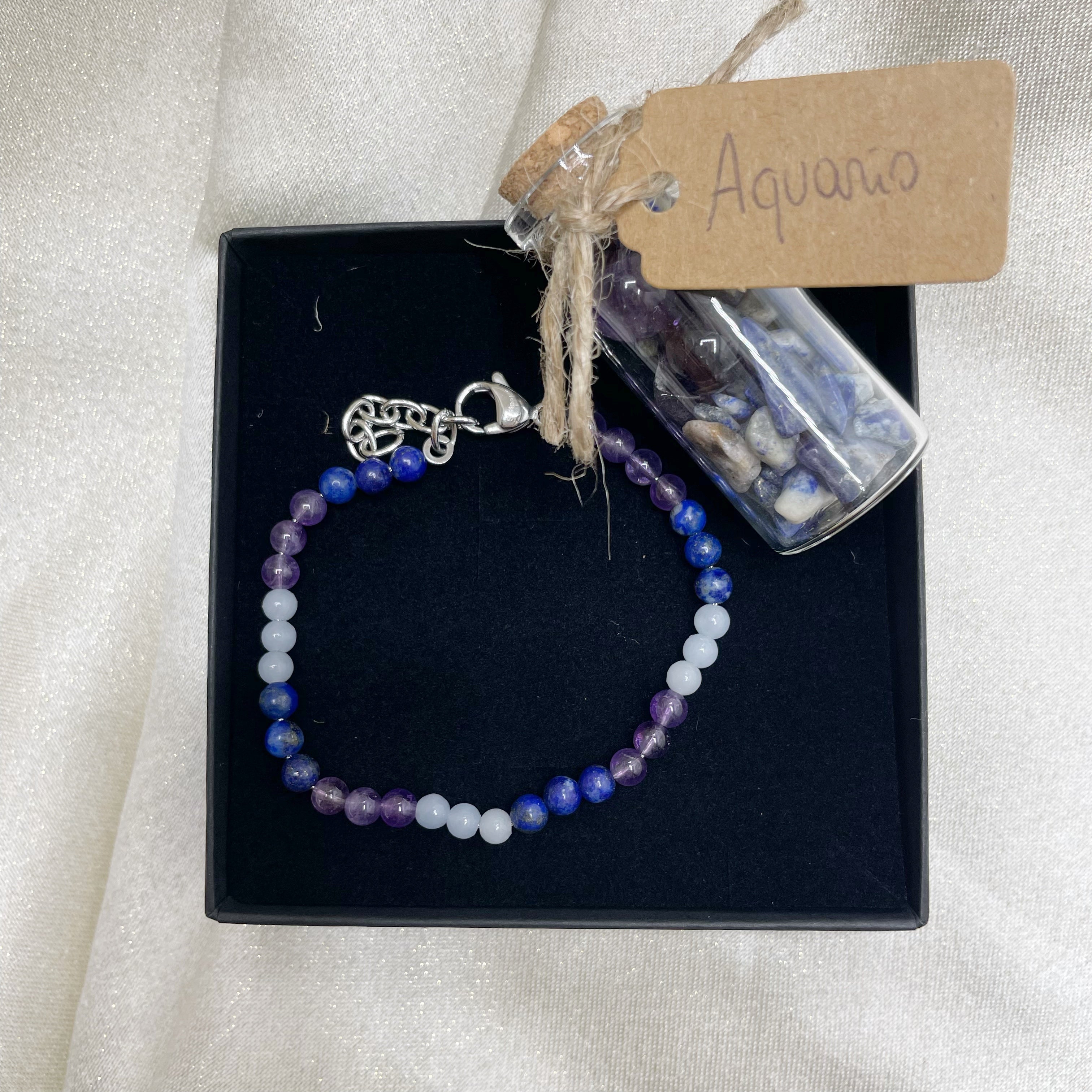 Cofanetto Bracciale e Boccetta - AQUARIO