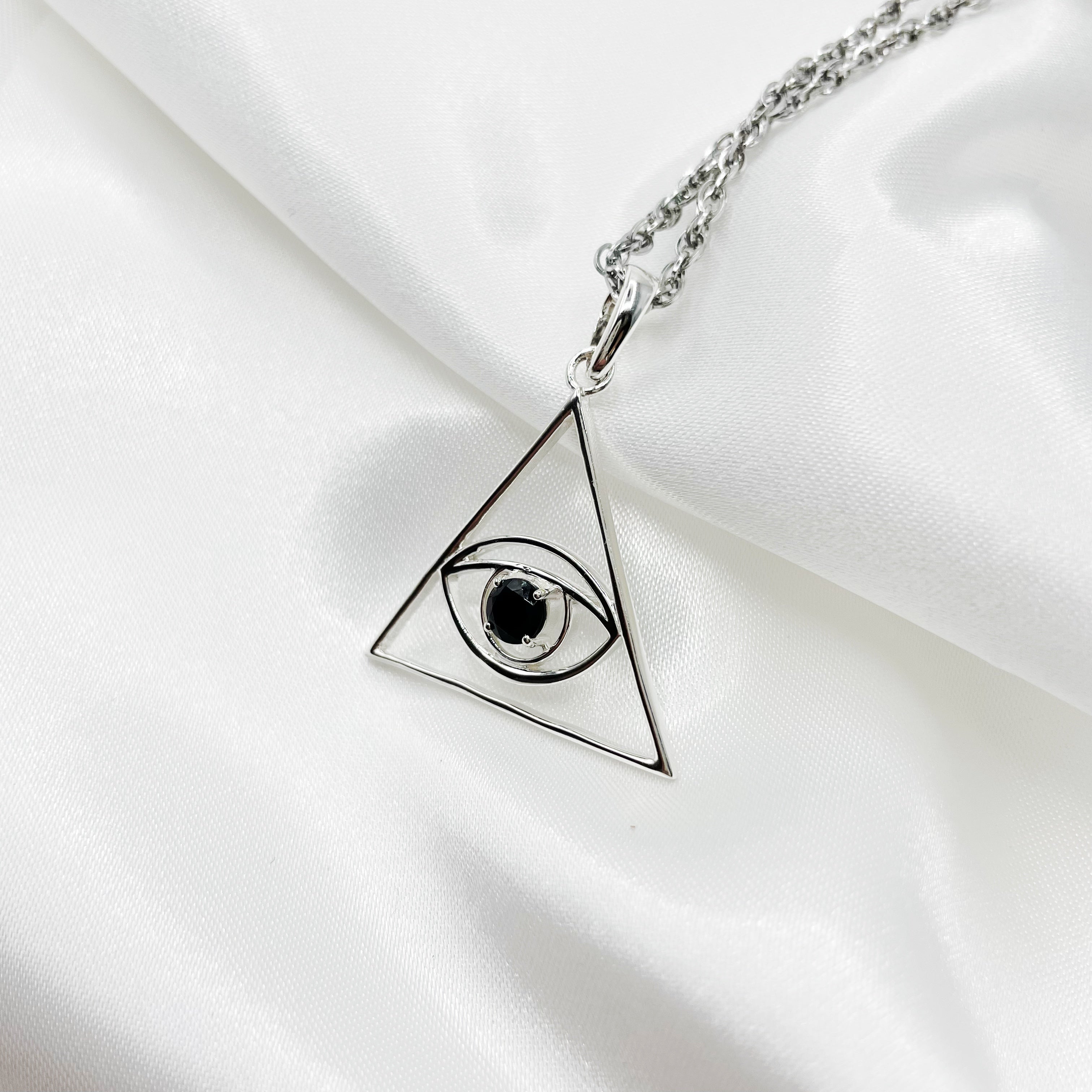 Ciondolo Tormalina - Occhio Protettivo - Argento 925