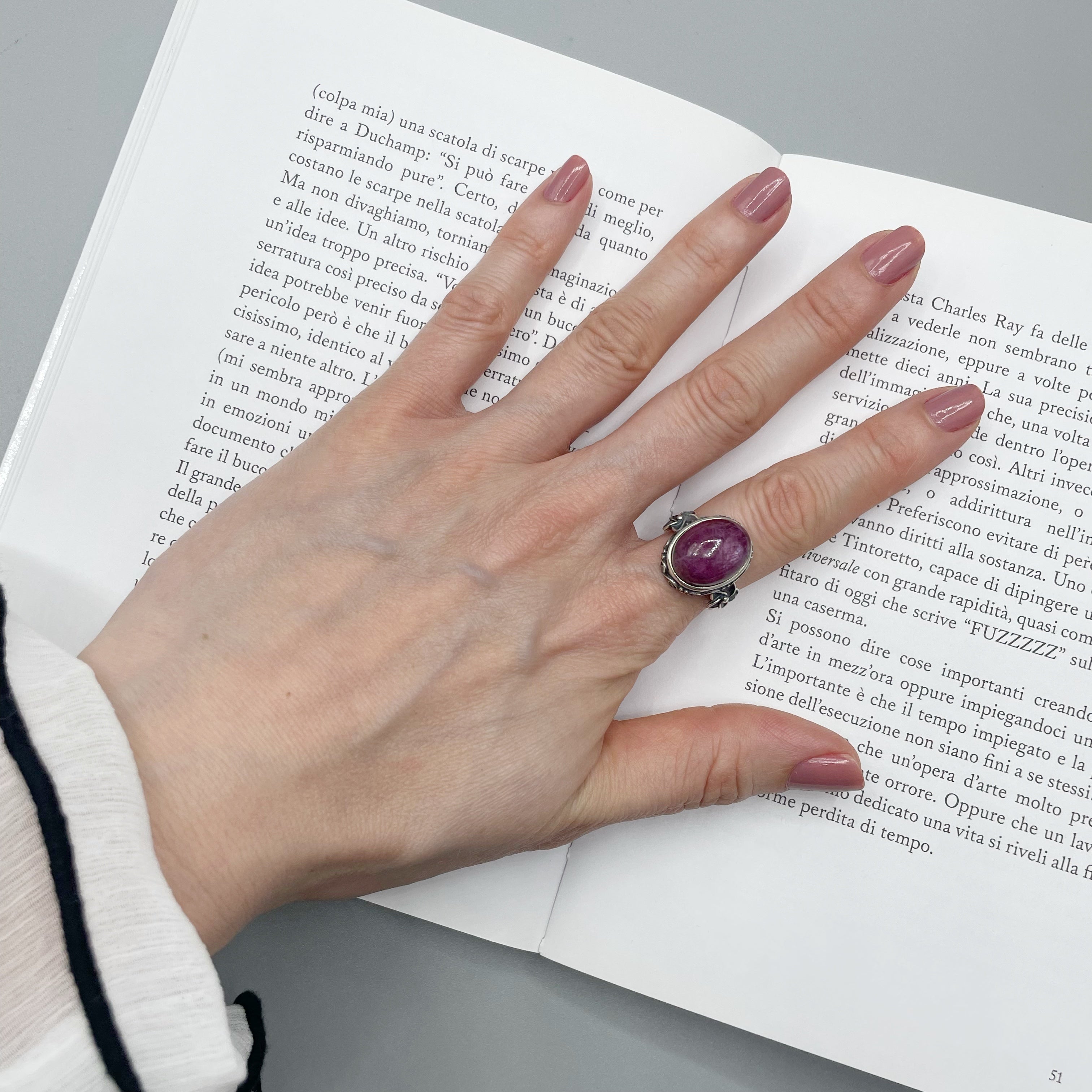 Anello Triumph - Radice di Rubino e Argento 925